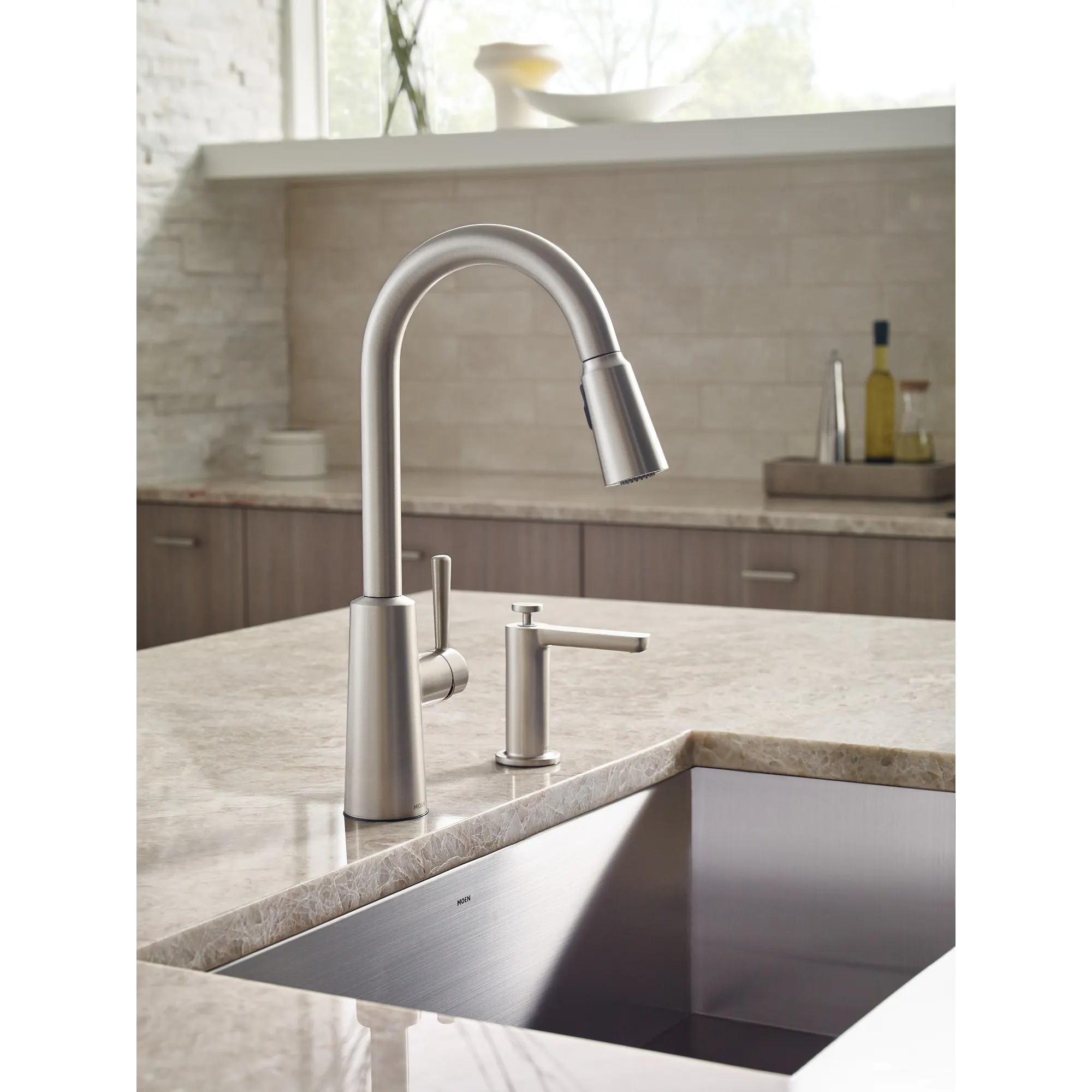 Riley High Arc Pulldown Kitchen Faucet - Image 16