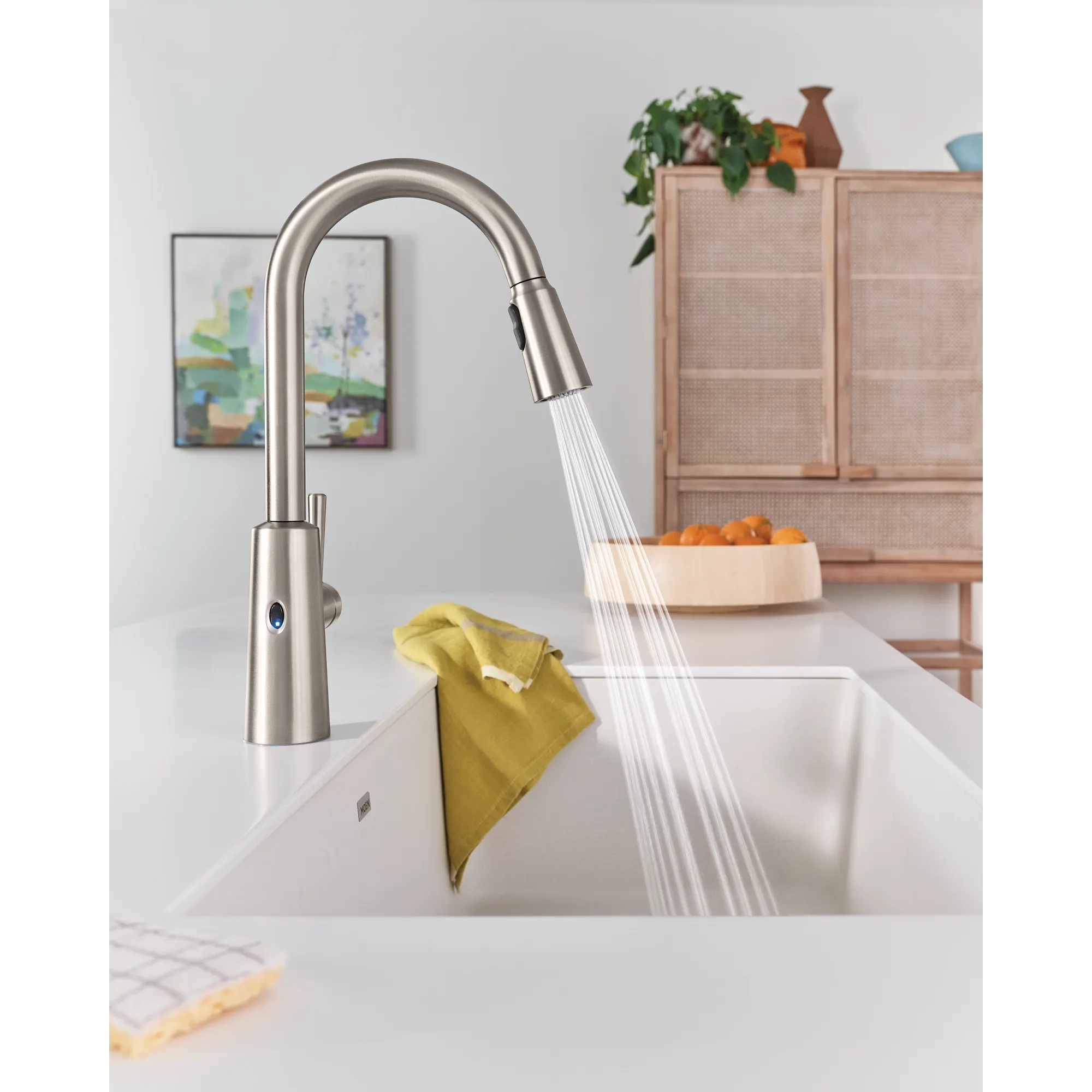 Riley MotionSense Wave One-Handle Pulldown Touchless Kitchen Faucet - Image 31