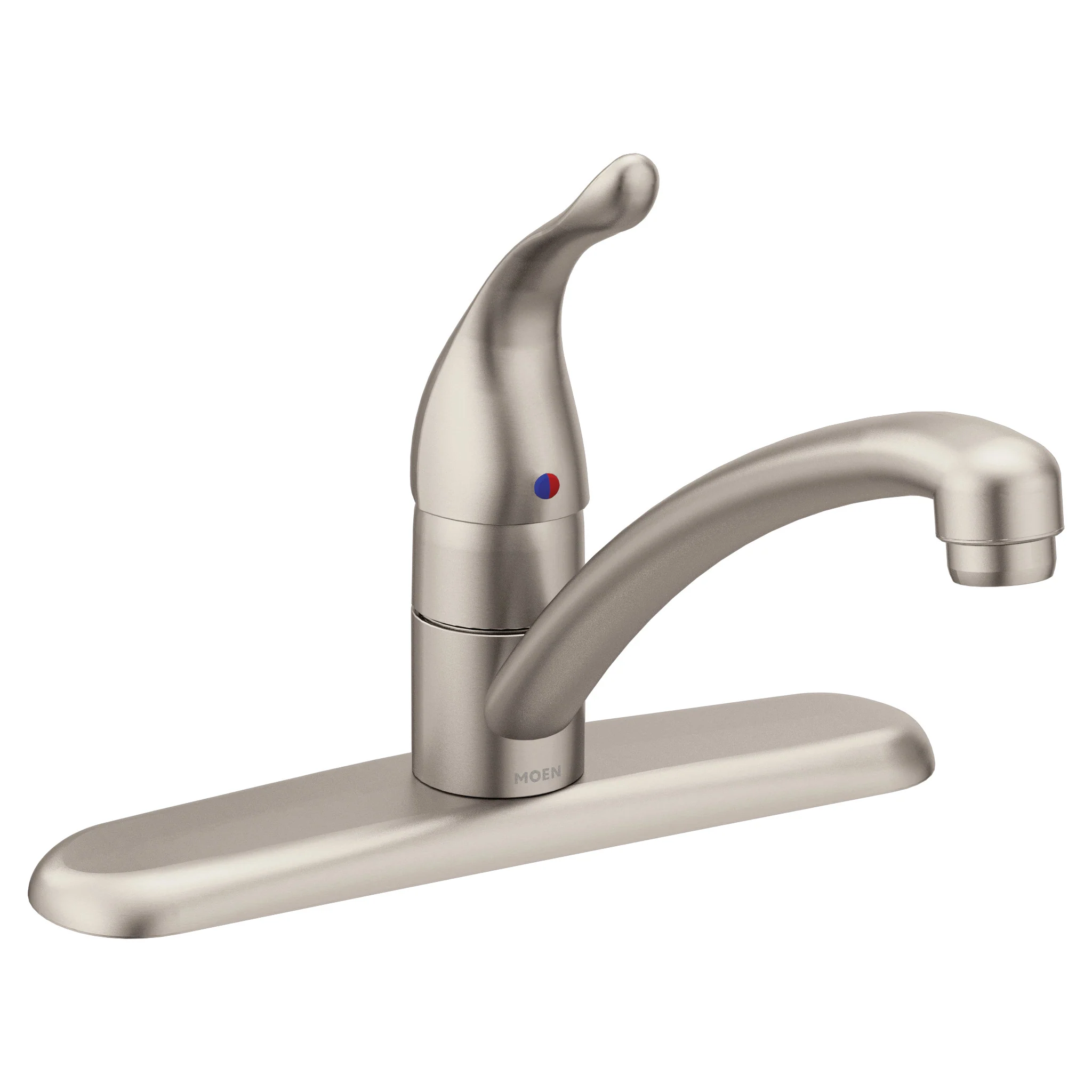 Chateau Chrome One-Handle Low Arc Kitchen Faucet - Image 9