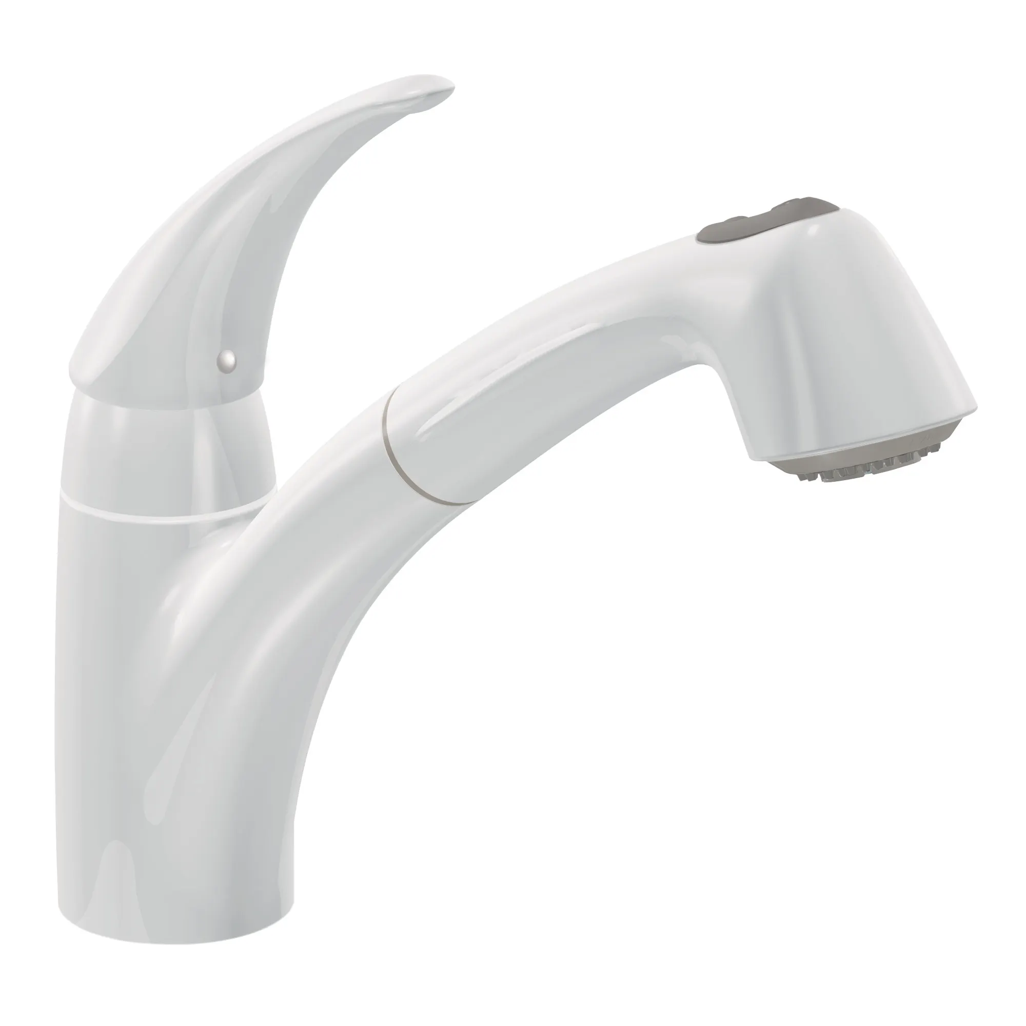 Extensa Chrome one-handle pullout kitchen faucet - Image 4