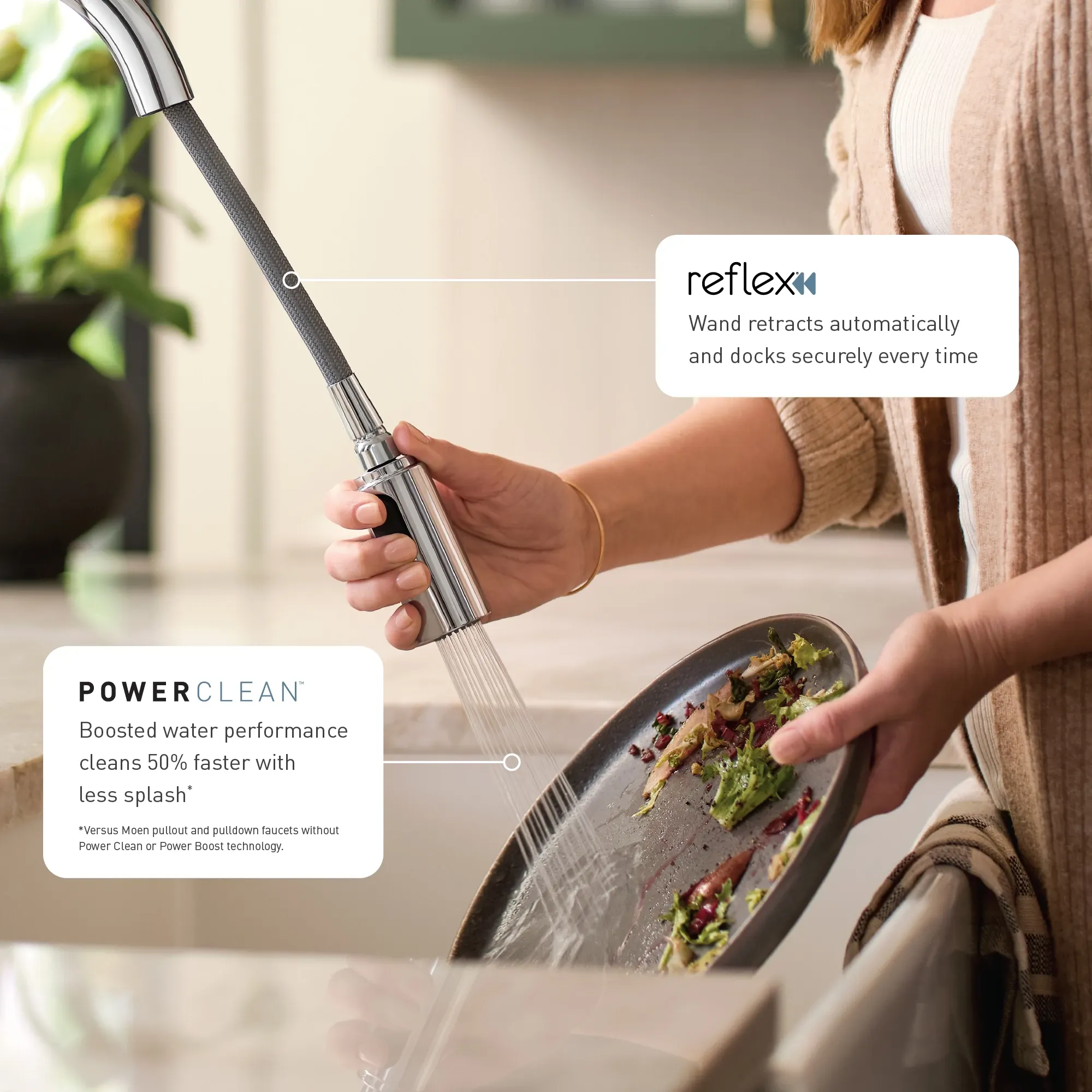 Align MotionSense Wave One-Handle Pulldown Touchless Kitchen Faucet - Image 3