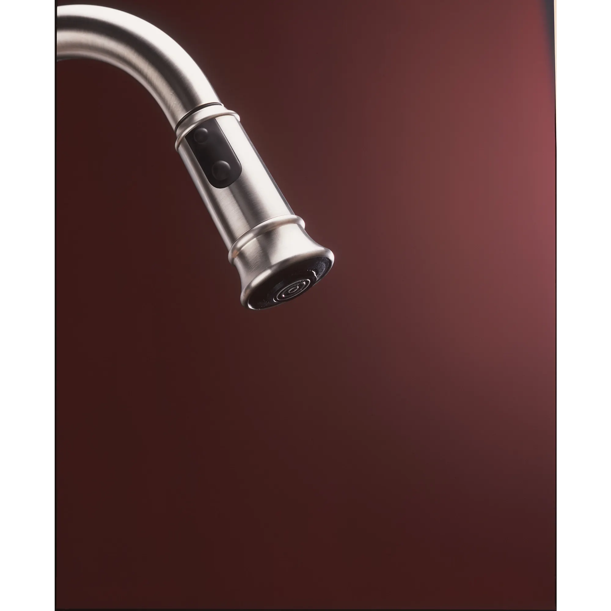 Aberdeen Chrome One-Handle High Arc Pulldown Kitchen Faucet - Image 3