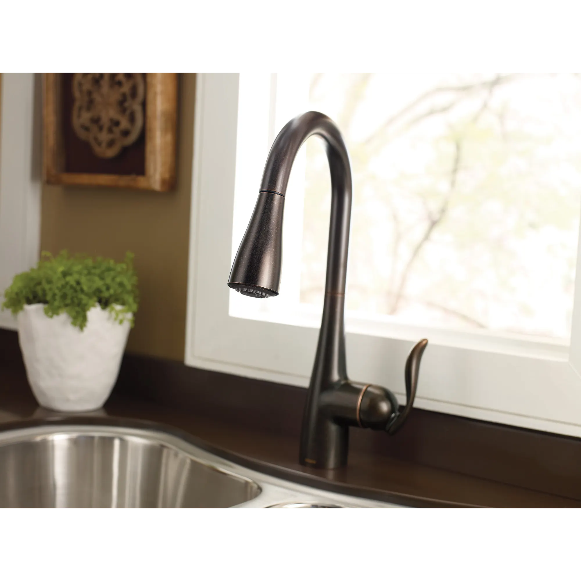 Arbor One-Handle High Arc Pulldown Kitchen Faucet - Image 14