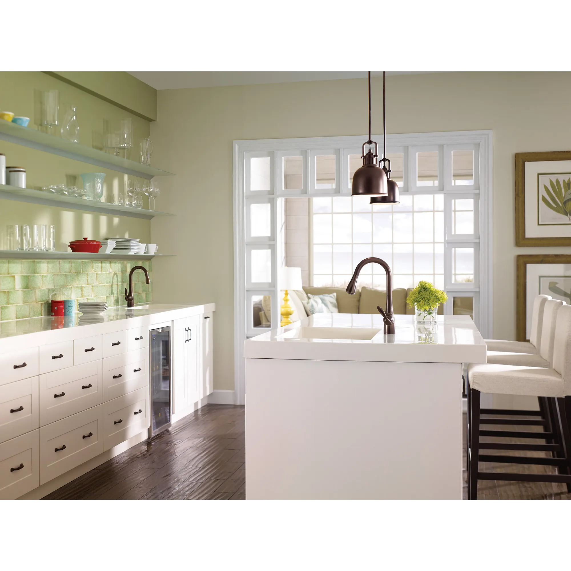 Arbor One-Handle High Arc Pulldown Kitchen Faucet - Image 17