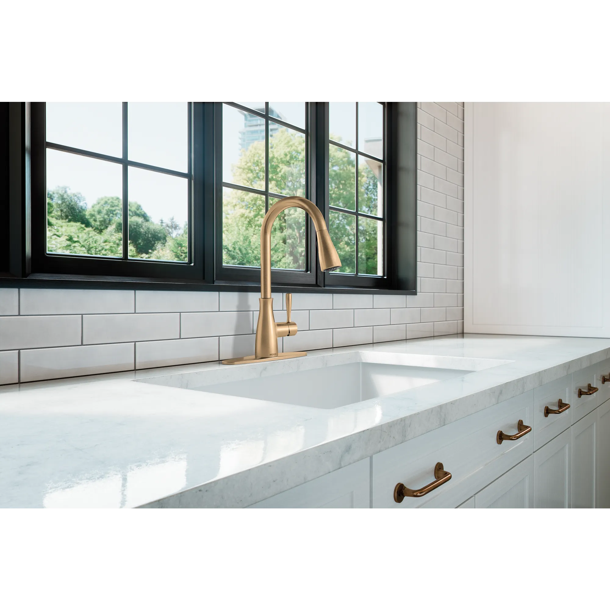 Elbur Chrome one-handle kitchen faucet - Image 23