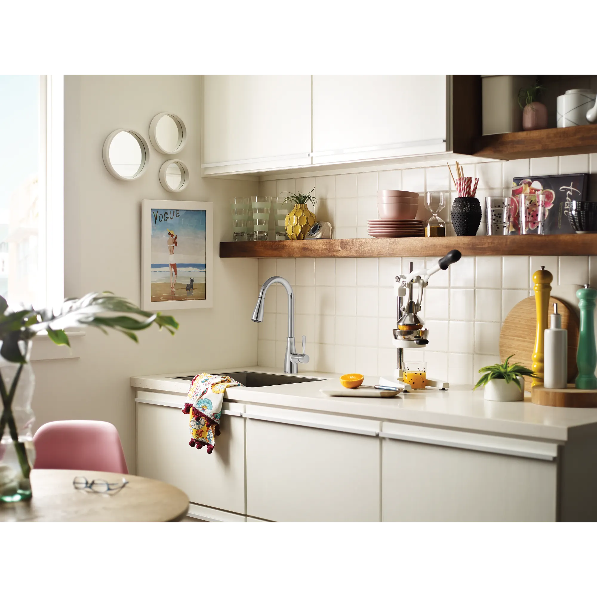 Elbur Chrome one-handle kitchen faucet - Image 5