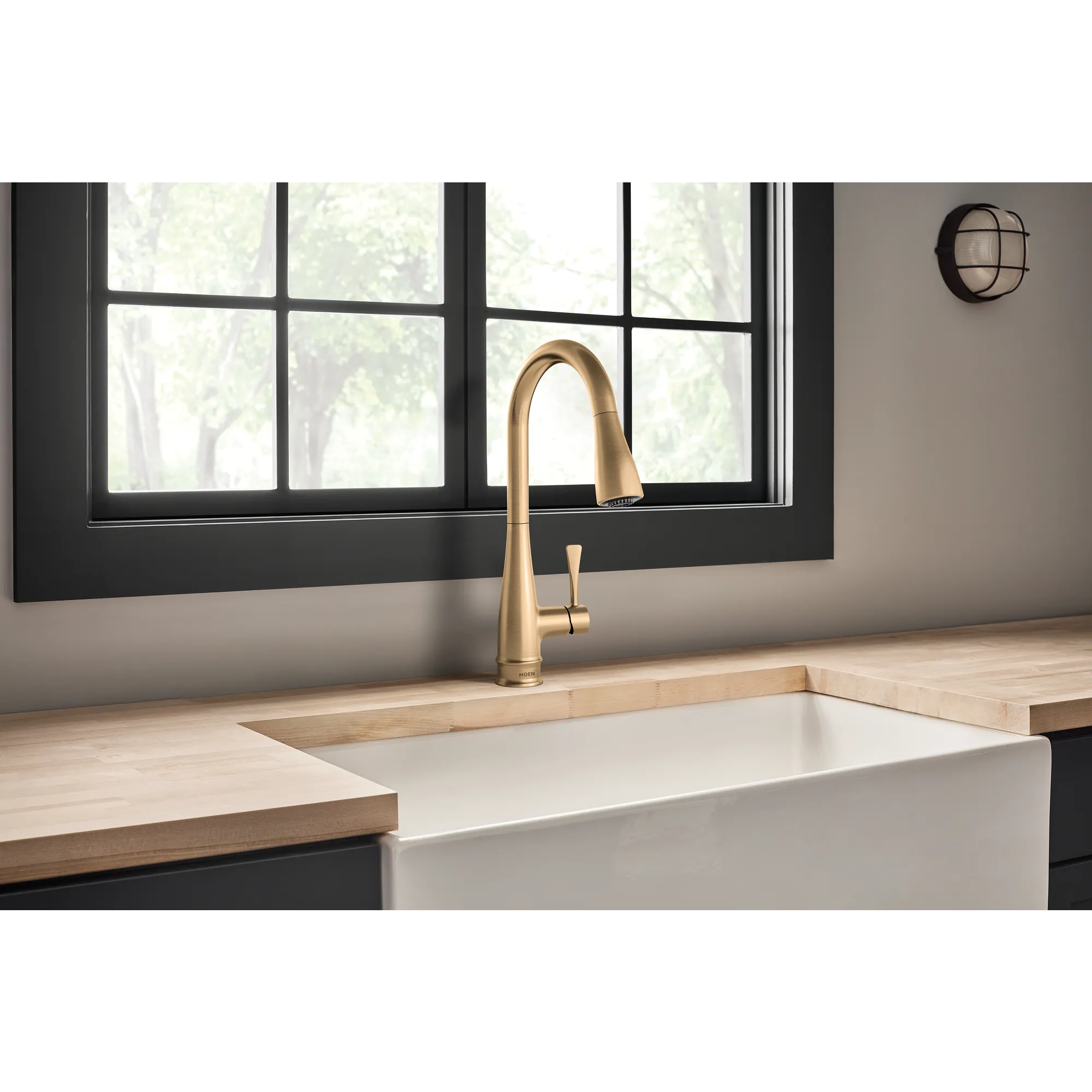 Riverwood Chrome one-handle kitchen faucet - Image 24