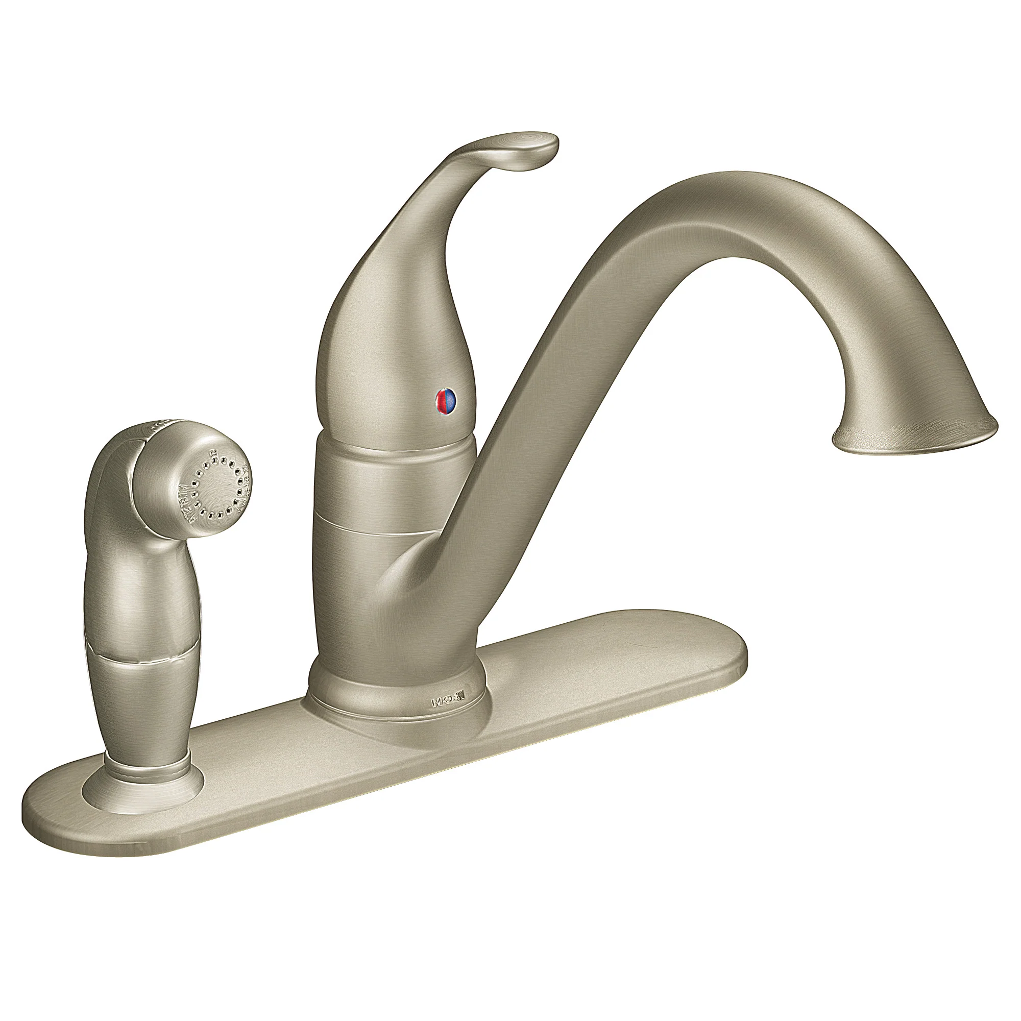 Camerist Chrome One-Handle Low Arc Kitchen Faucet - Image 4