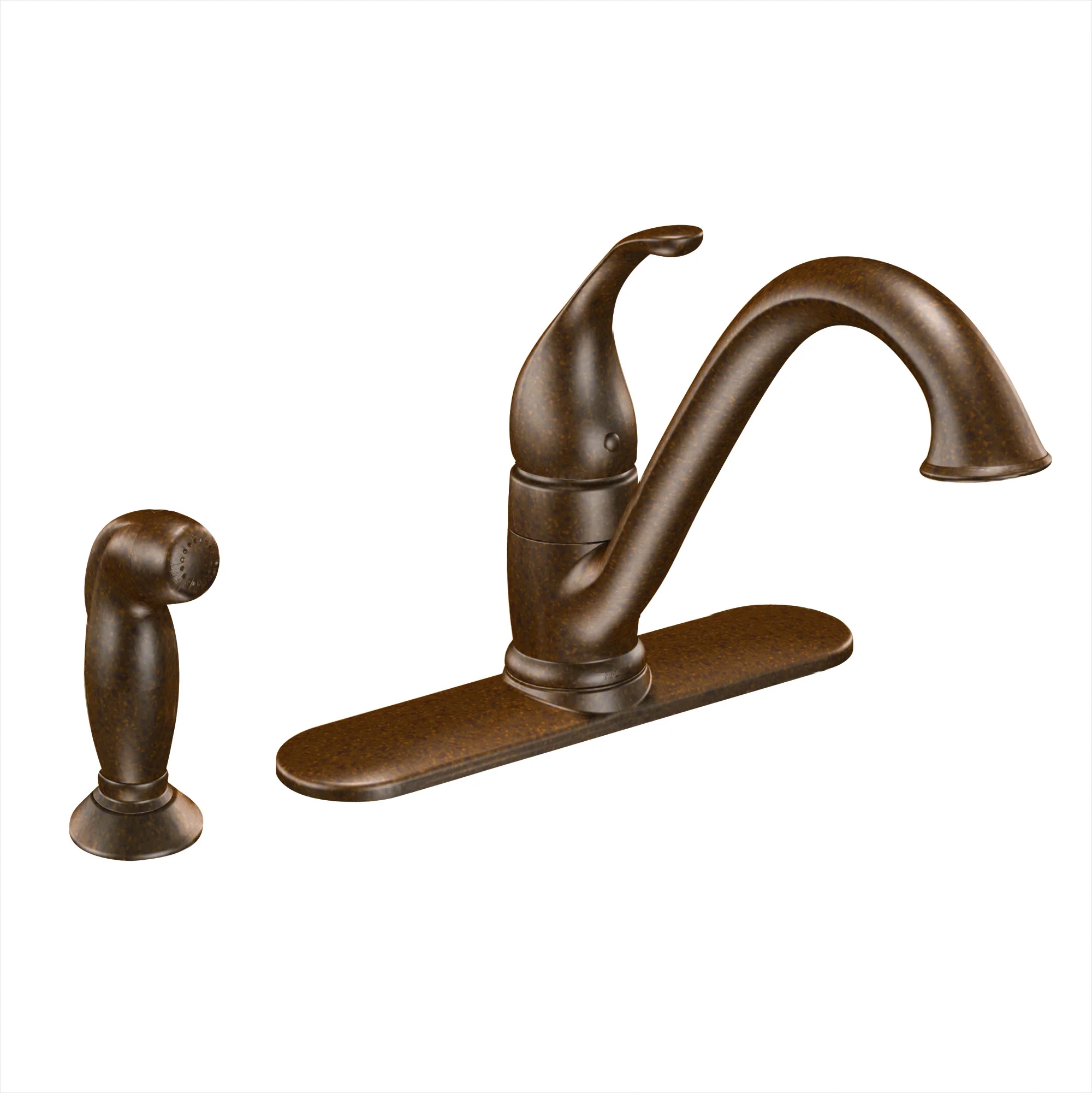 Camerist Chrome One-Handle Low Arc Kitchen Faucet - Image 3