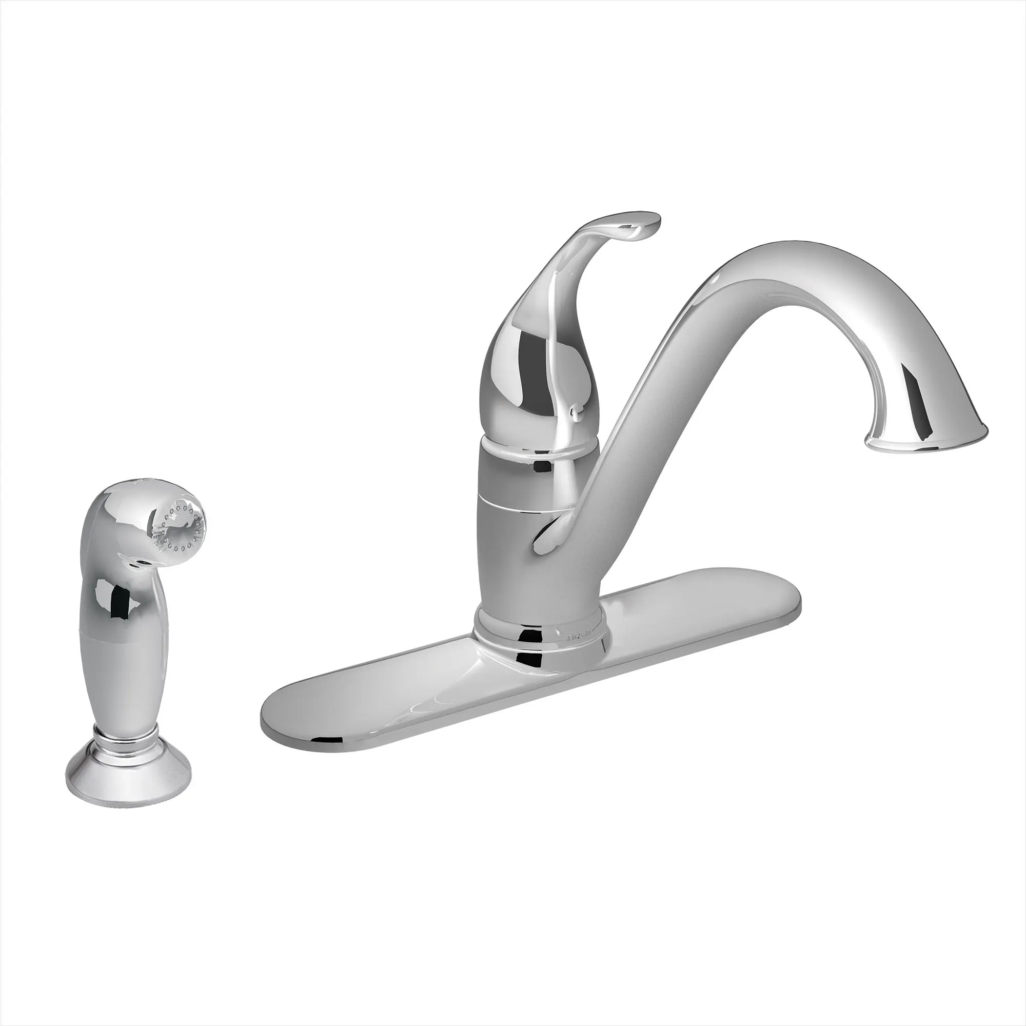 Camerist Chrome one-handle low arc kitchen faucet - Image 2