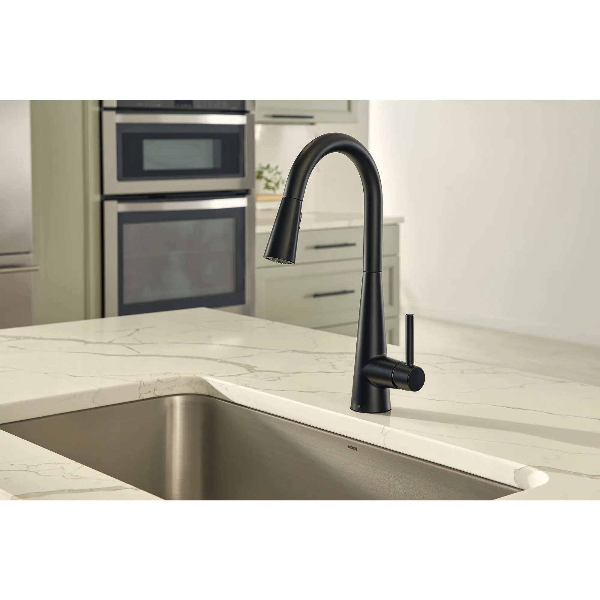 Sleek One-Handle High Arc Pulldown Kitchen Faucet - Image 17