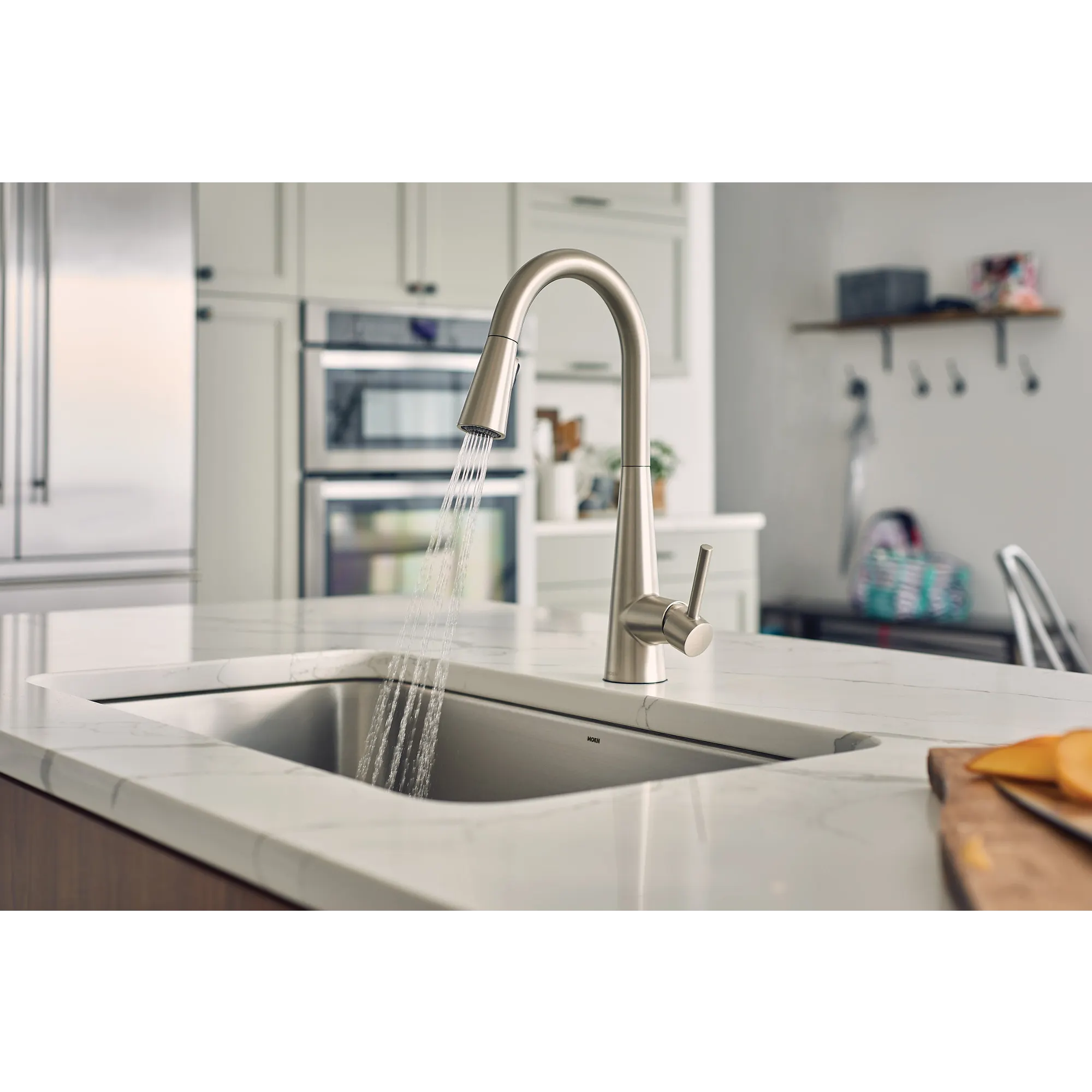 Sleek One-Handle High Arc Pulldown Kitchen Faucet - Image 30