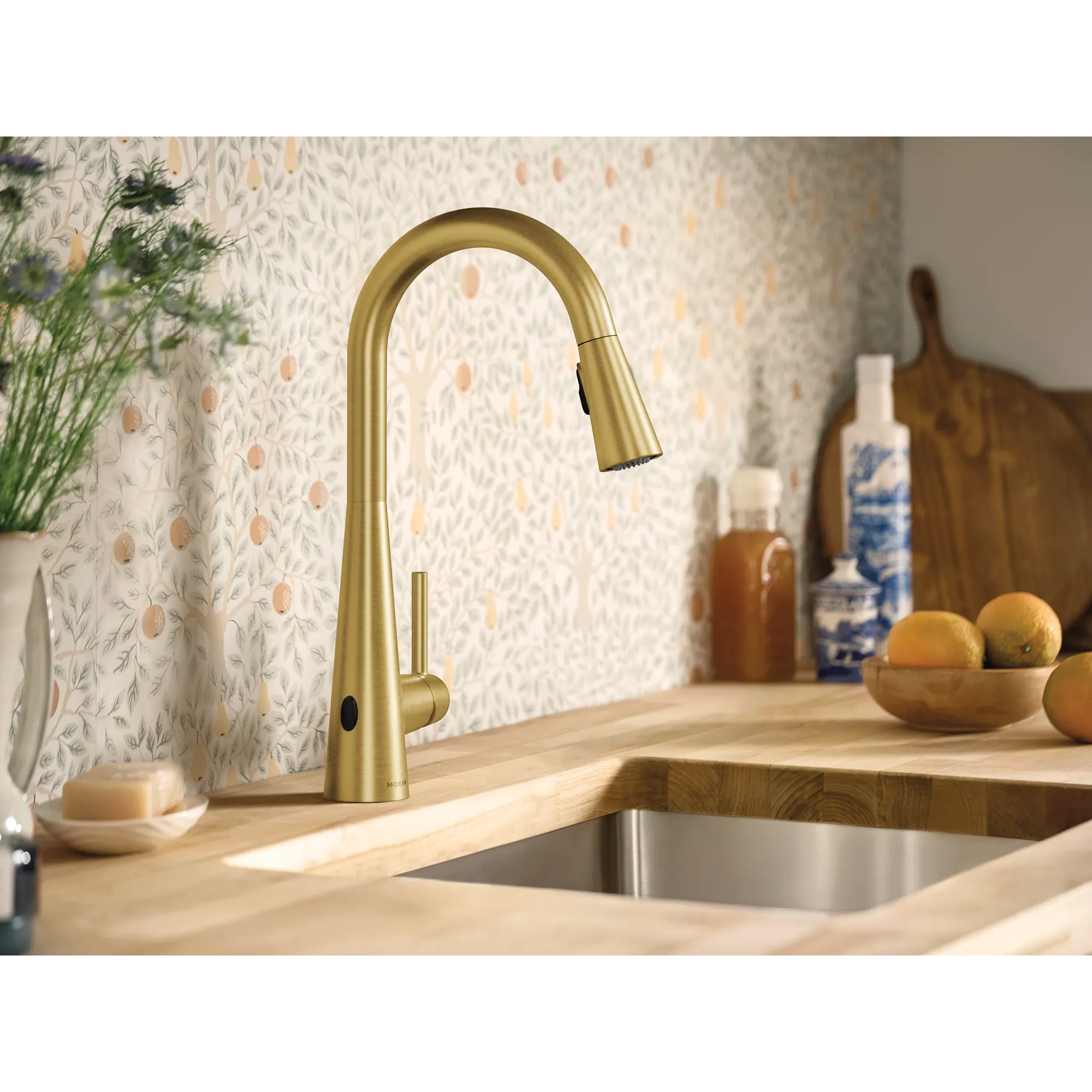 Sleek MotionSense Wave One-Handle Pulldown Touchless Kitchen Faucet - Image 21