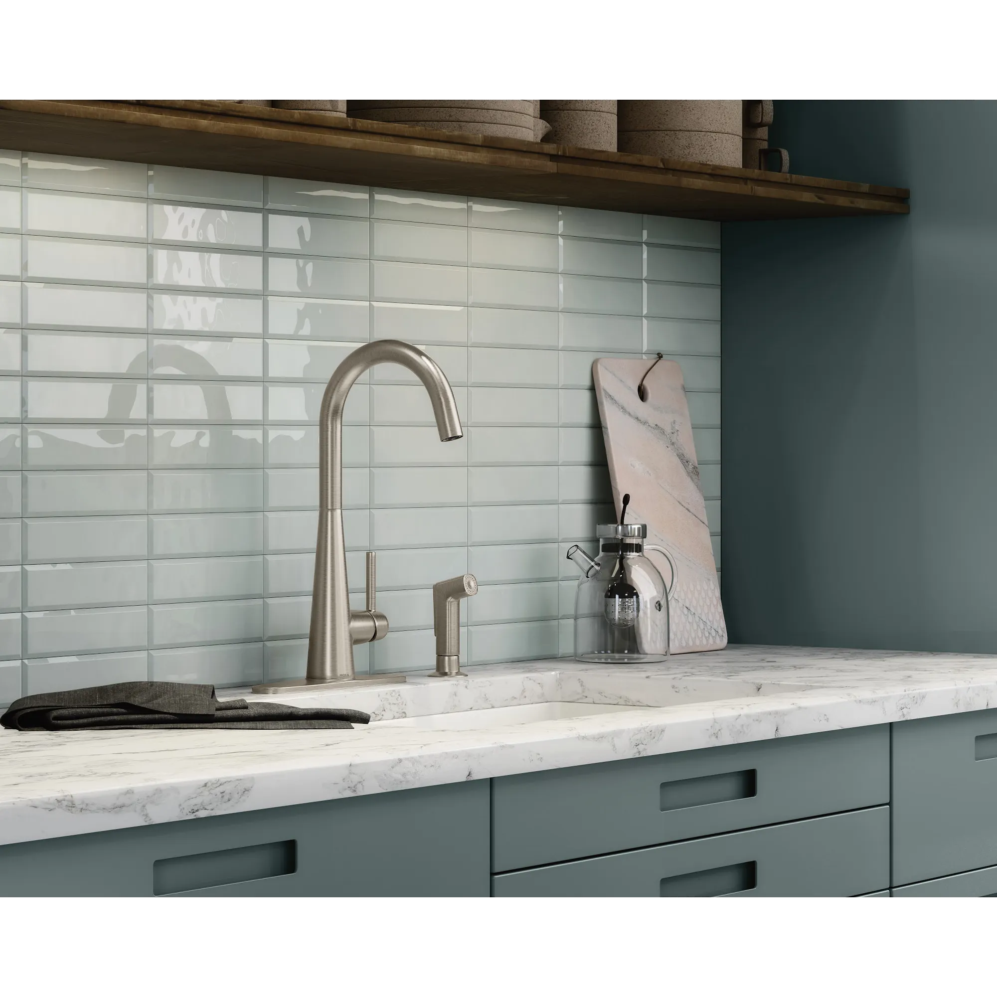 Sleek Chrome One-Handle Kitchen Faucet - Image 13