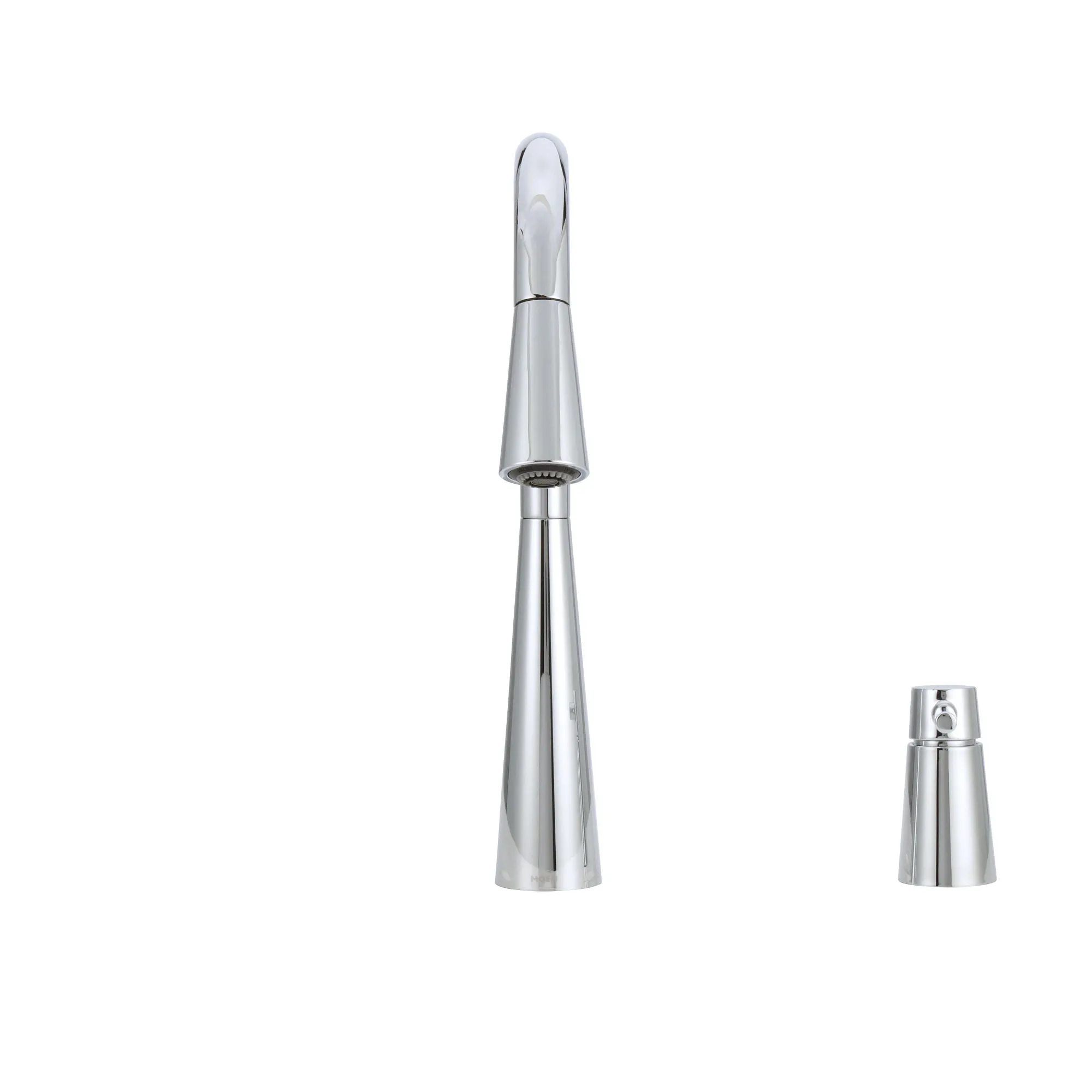 Sleek One-Handle Pulldown Kitchen Faucet - Image 2