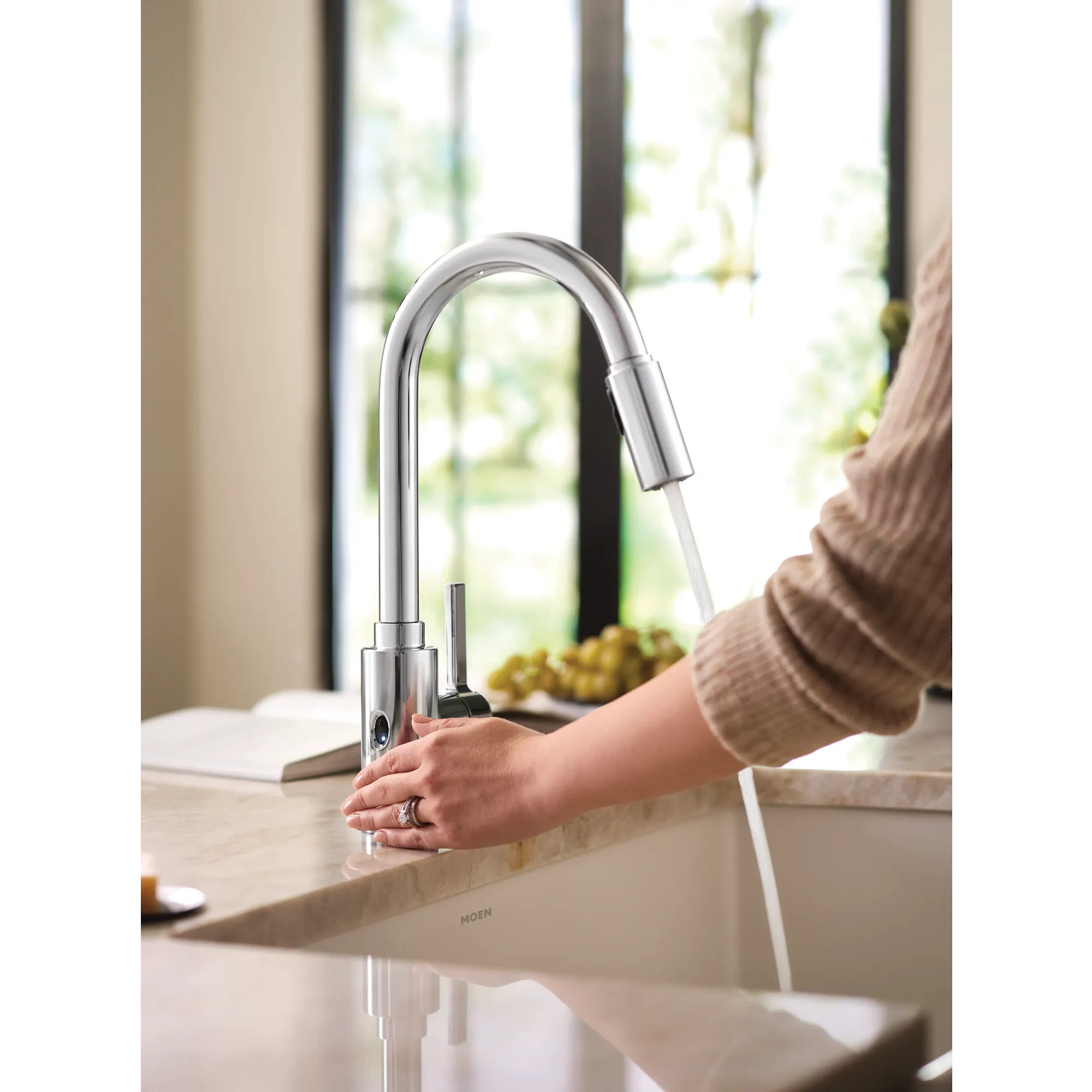 Genta LX MotionSense Wave One-Handle Pulldown Touchless Kitchen Faucet - Image 10