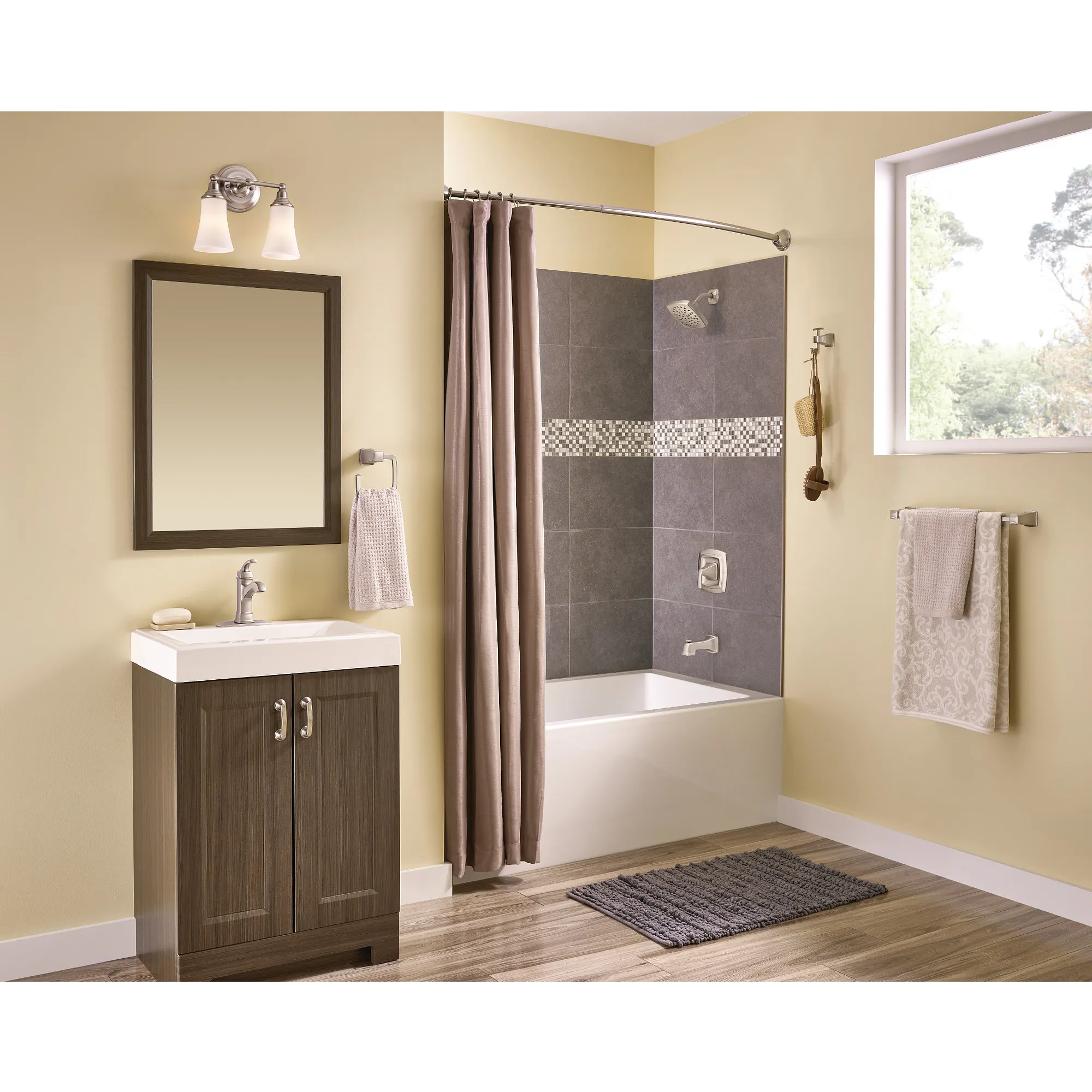 Hensley Spot Resist Brushed Nickel Posi-Temp(R) Tub/Shower - Image 5