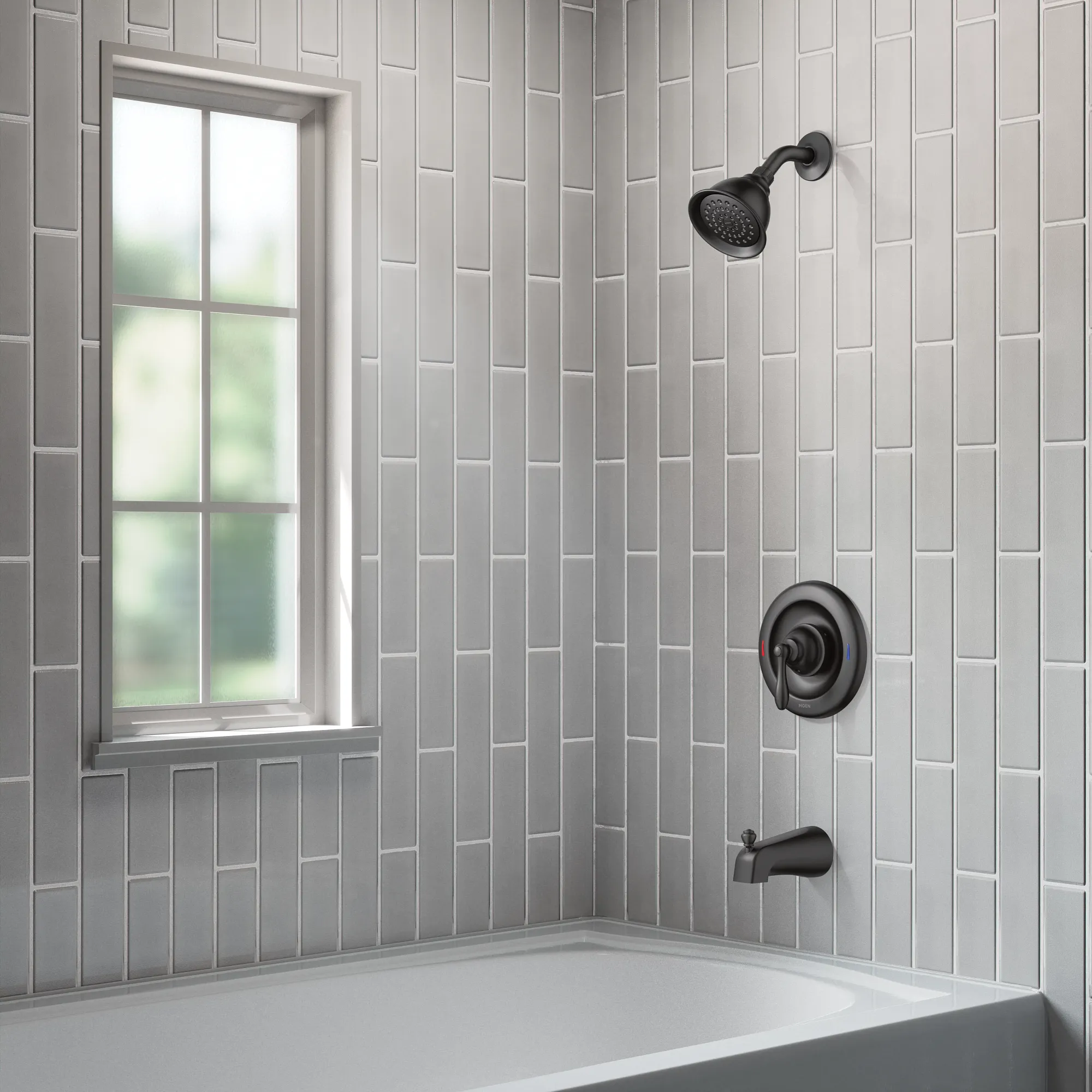 Caldwell Posi-Temp(r) Eco-Performance Tub And Shower Faucet - Image 4