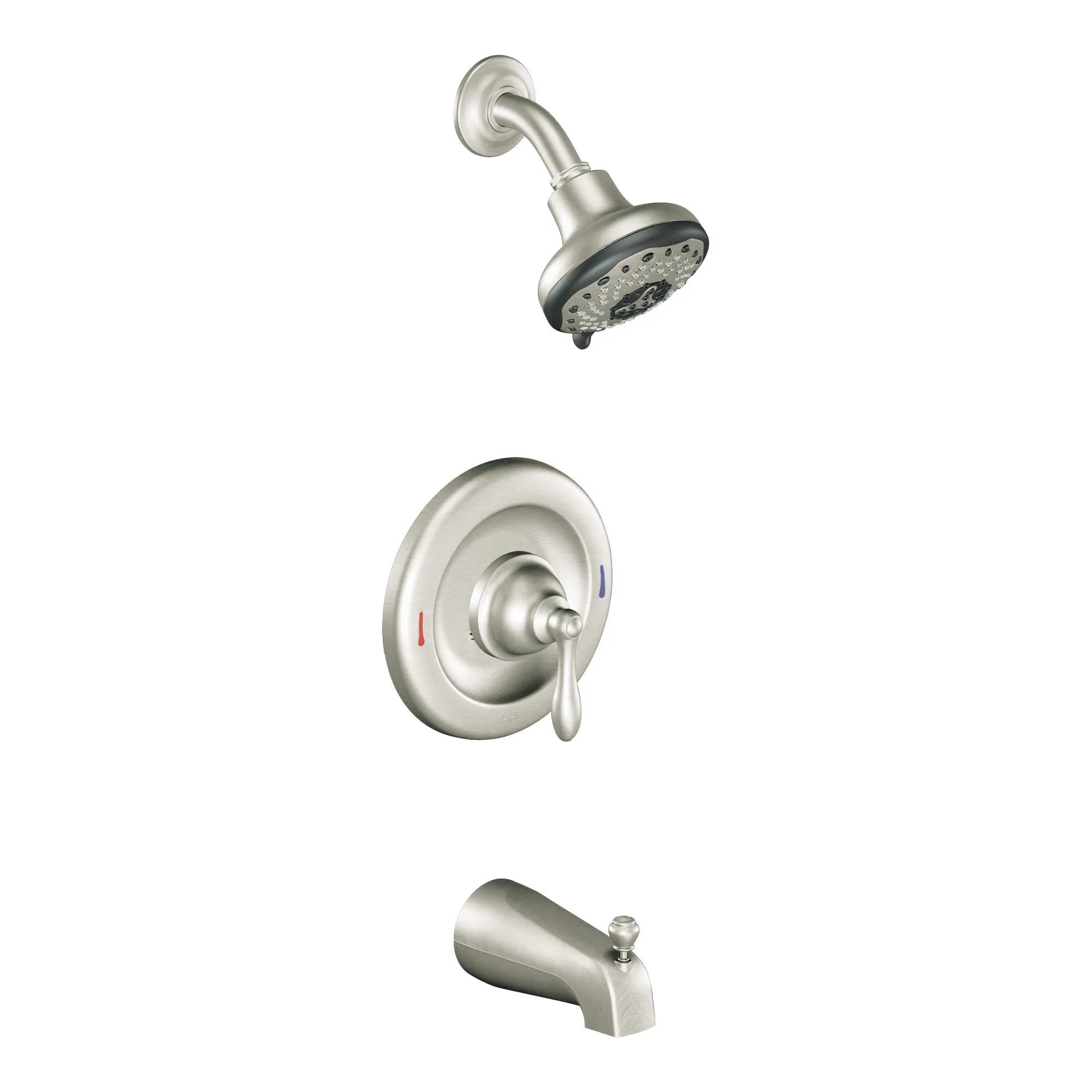 Caldwell Classic brushed nickel Posi-Temp(R) tub/shower - Image 2