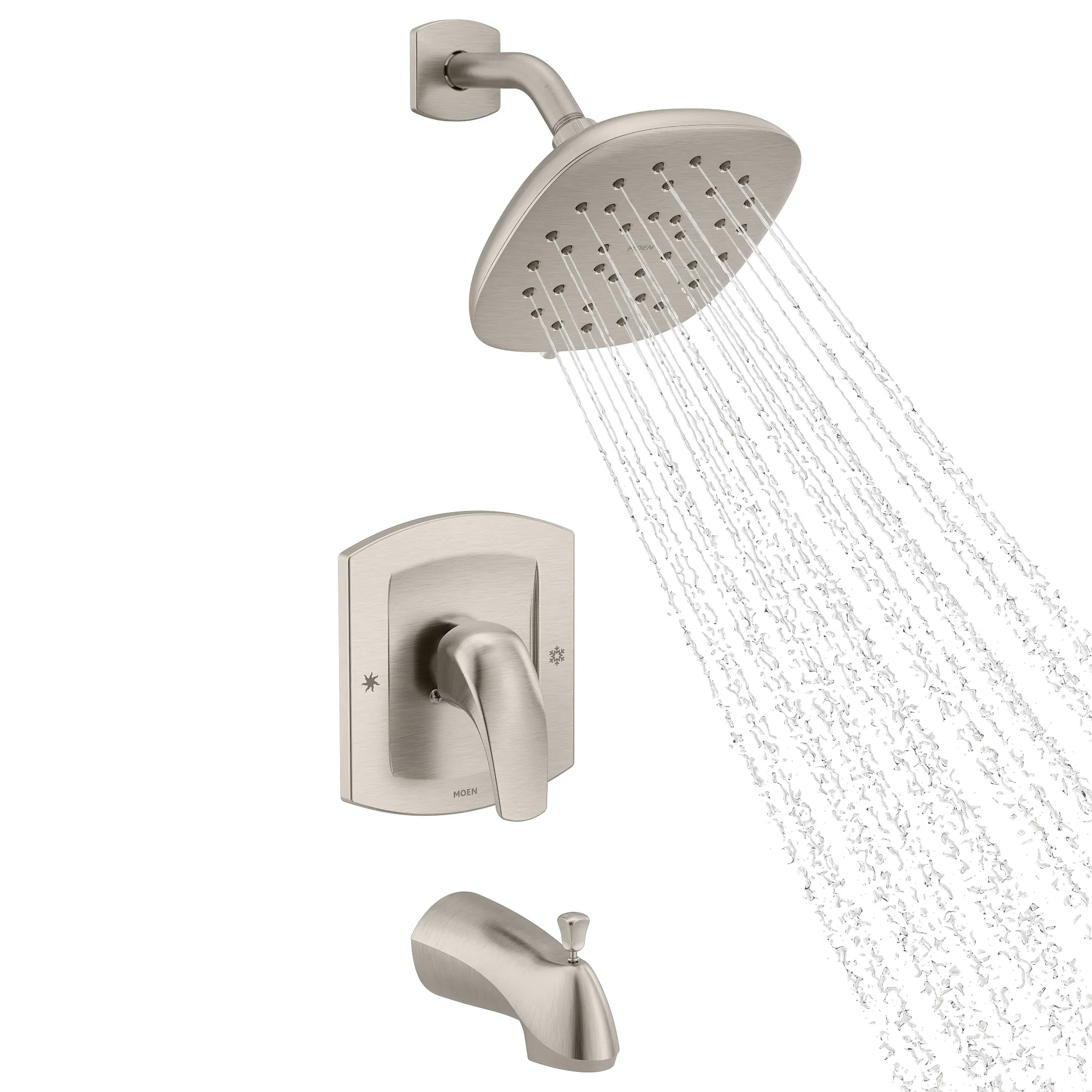 Zarina Spot resist brushed nickel Posi-Temp(R) tub/shower - Image 2