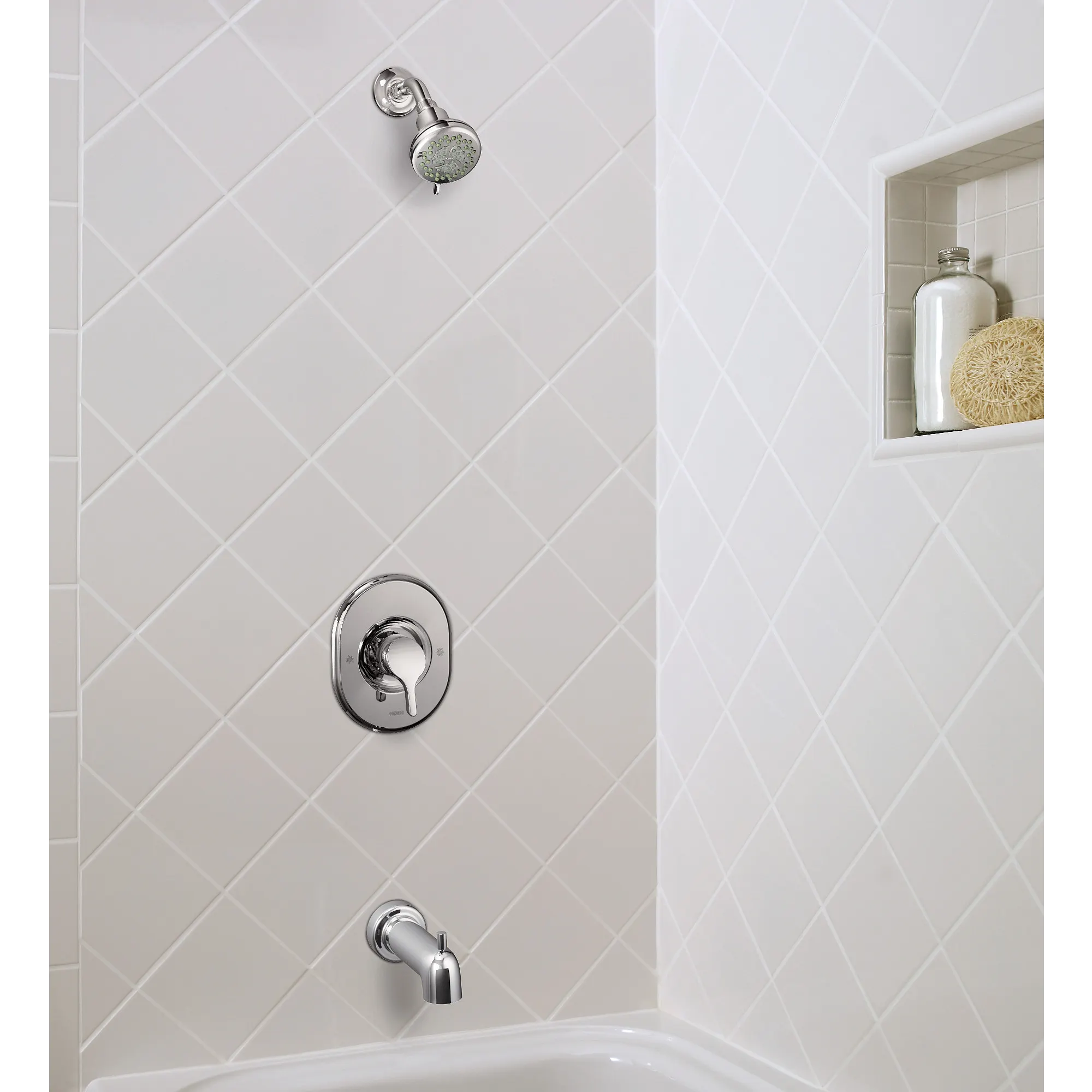 Danika Chrome Posi-Temp(R) Tub/Shower - Image 2