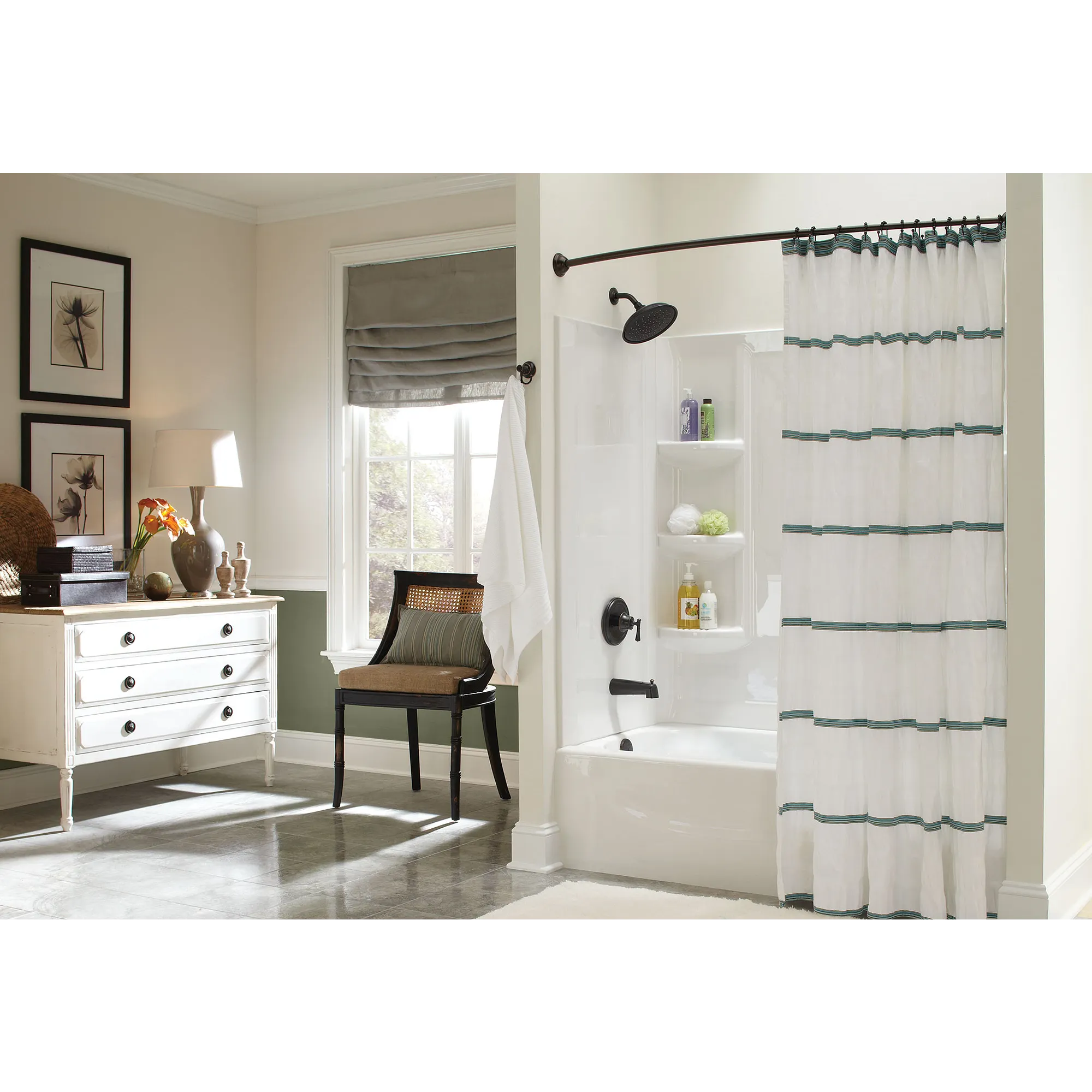 Ashville Chrome Posi-Temp(R) Tub/Shower - Image 7