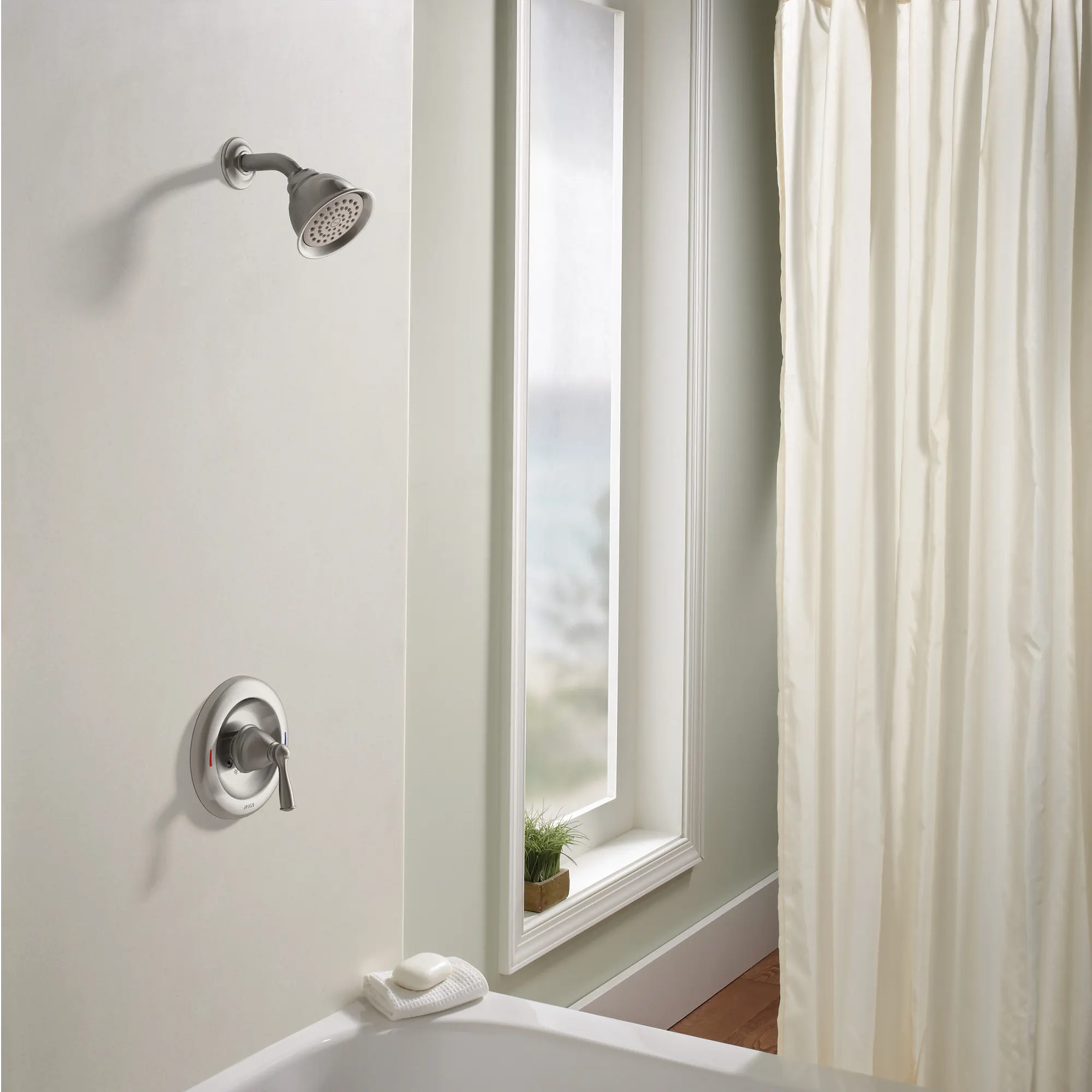 Banbury Spot resist brushed nickel Posi-Temp(R) shower only - Image 2