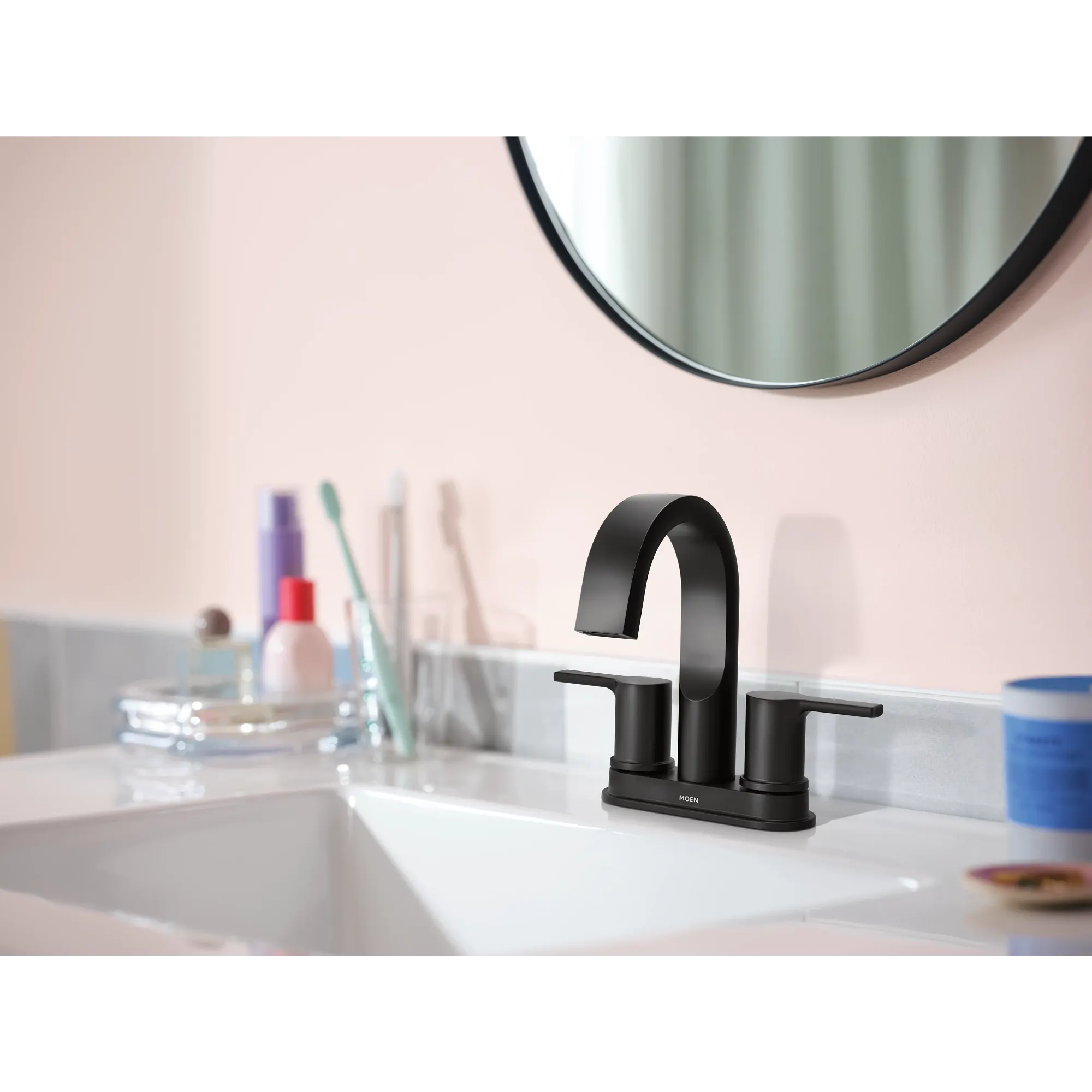 Avri Two-handle Centerset Bathroom Sink Faucet - Image 4