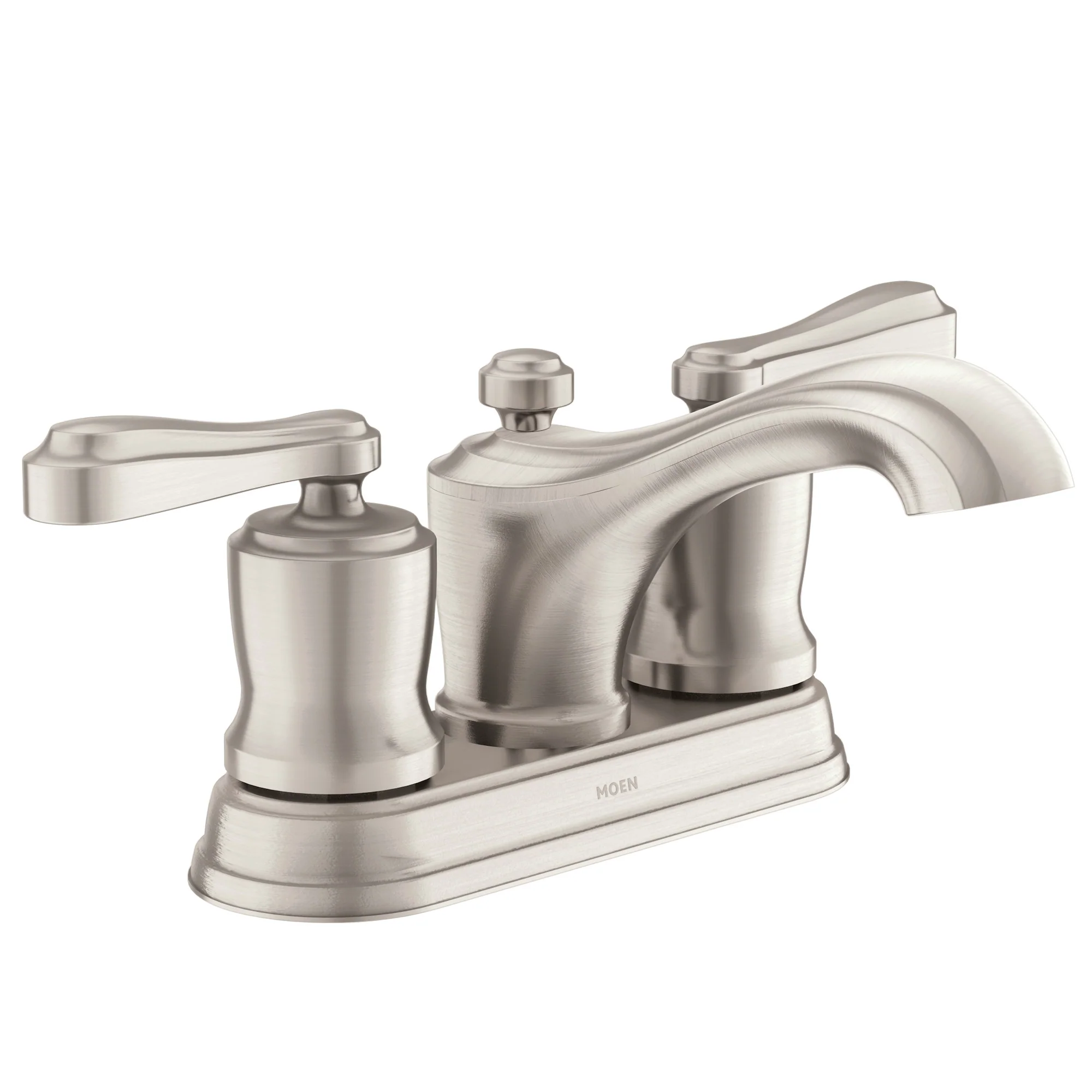 Belhurst Chrome two-handle low arc bathroom faucet - Image 4