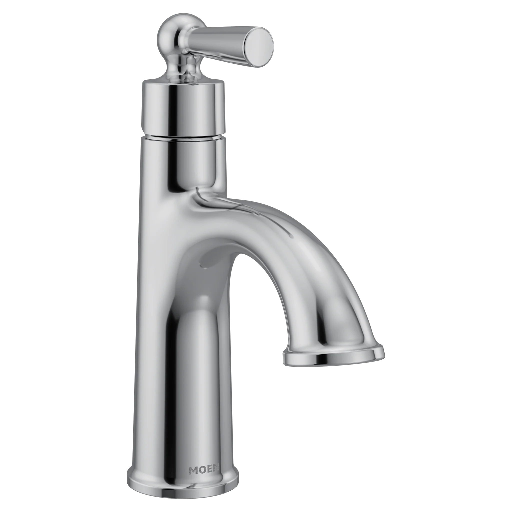 Caldwell Chrome one-handle high arc bathroom faucet