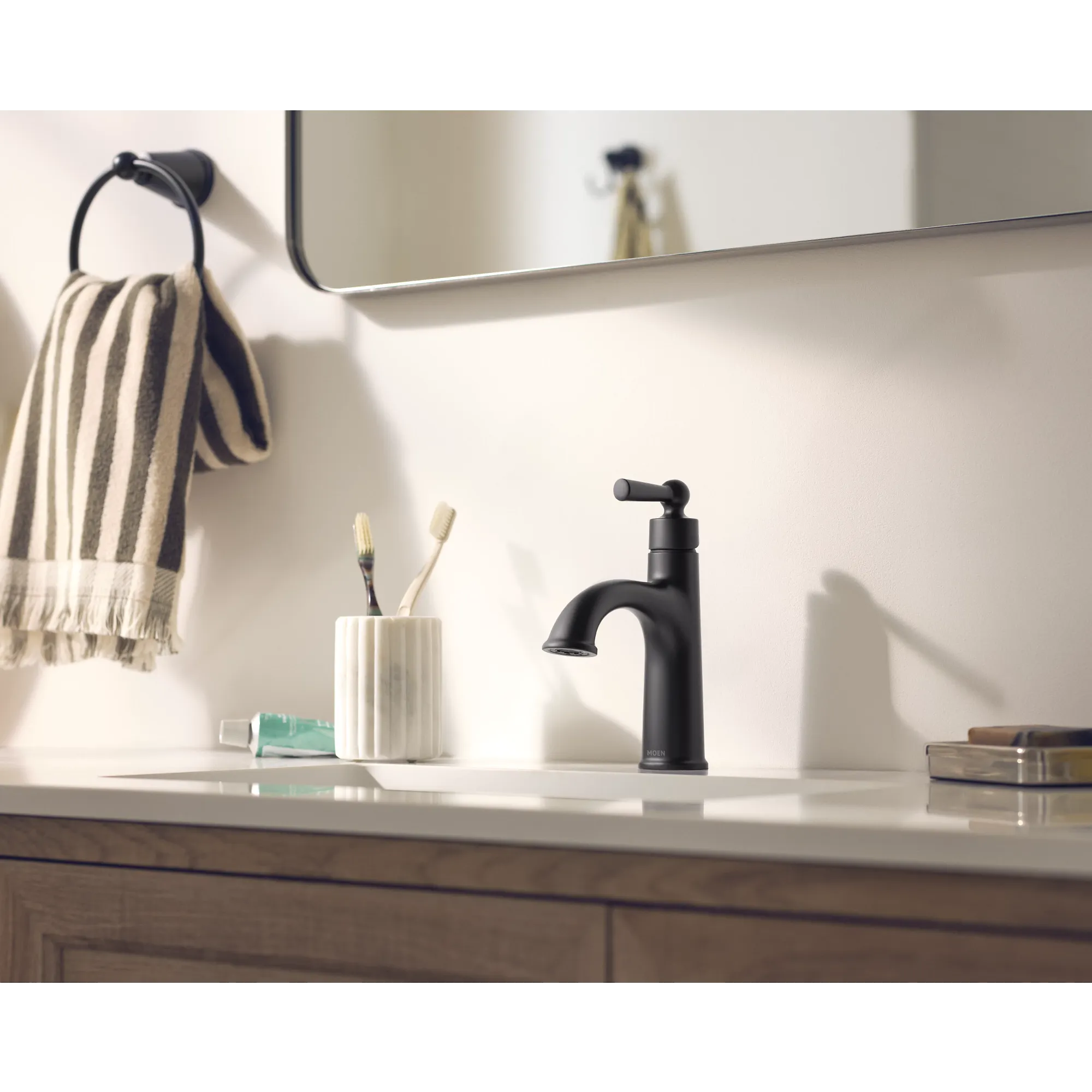 Caldwell Chrome one-handle high arc bathroom faucet - Image 7