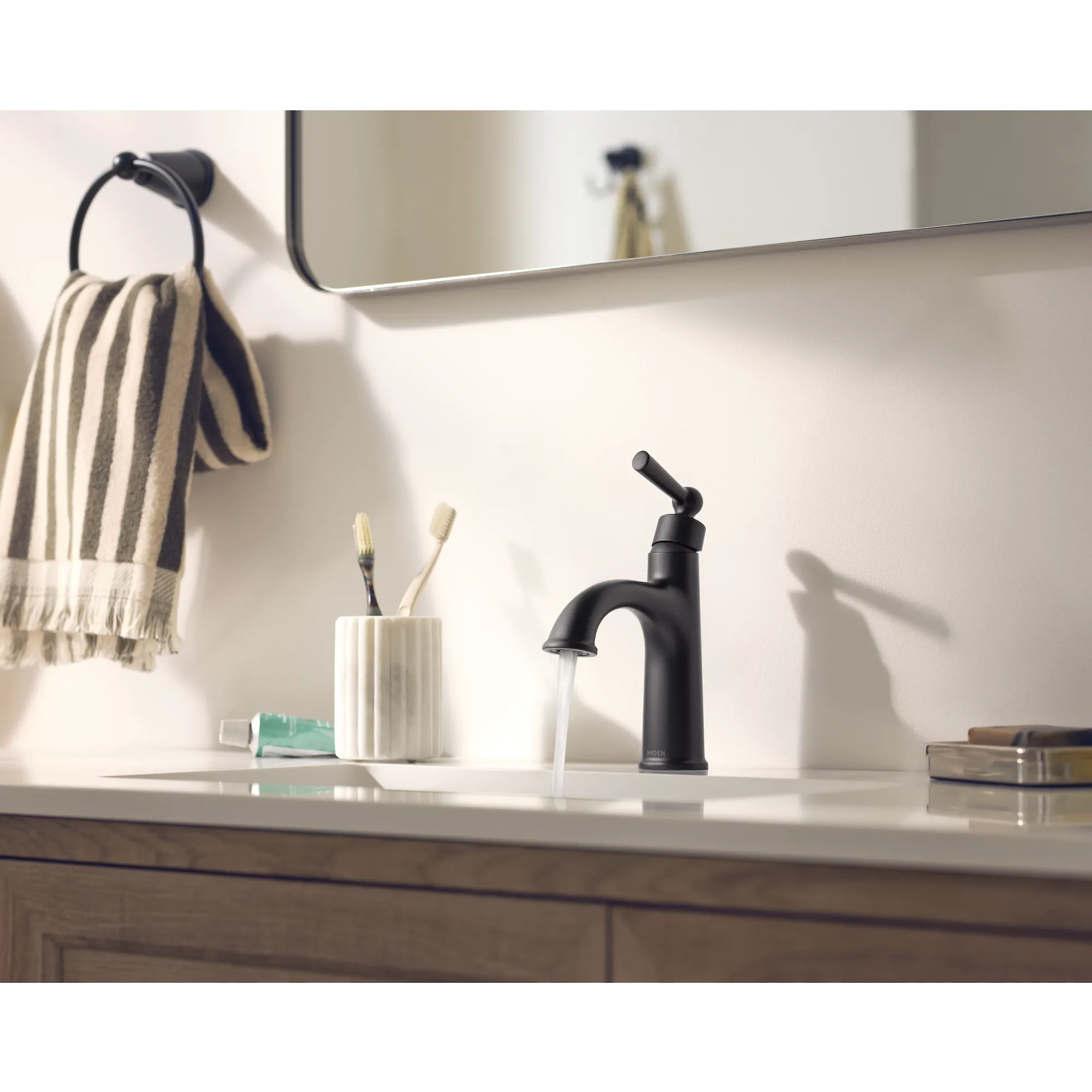 Caldwell Chrome one-handle high arc bathroom faucet - Image 8