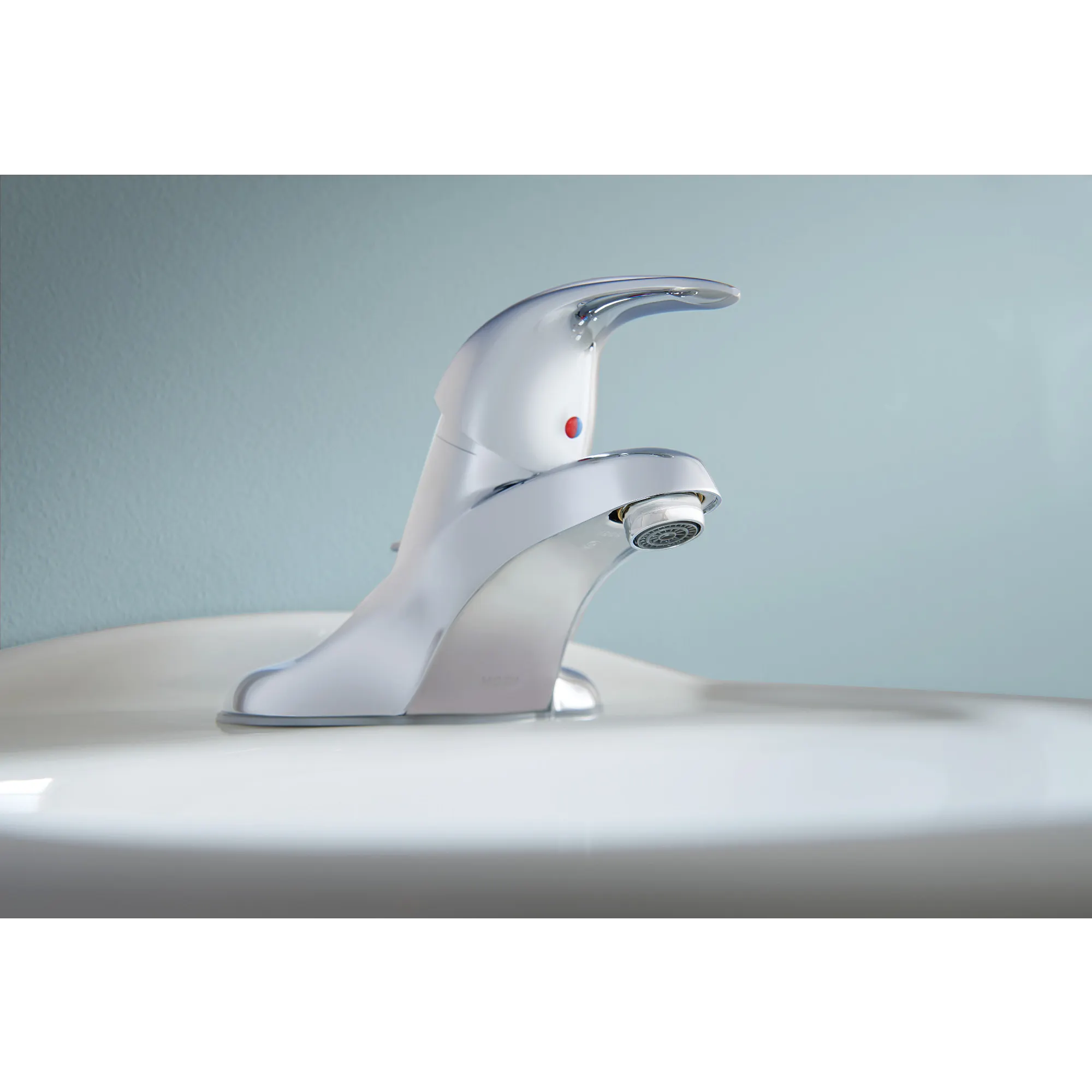 Adler Chrome one-handle low arc bathroom faucet - Image 11