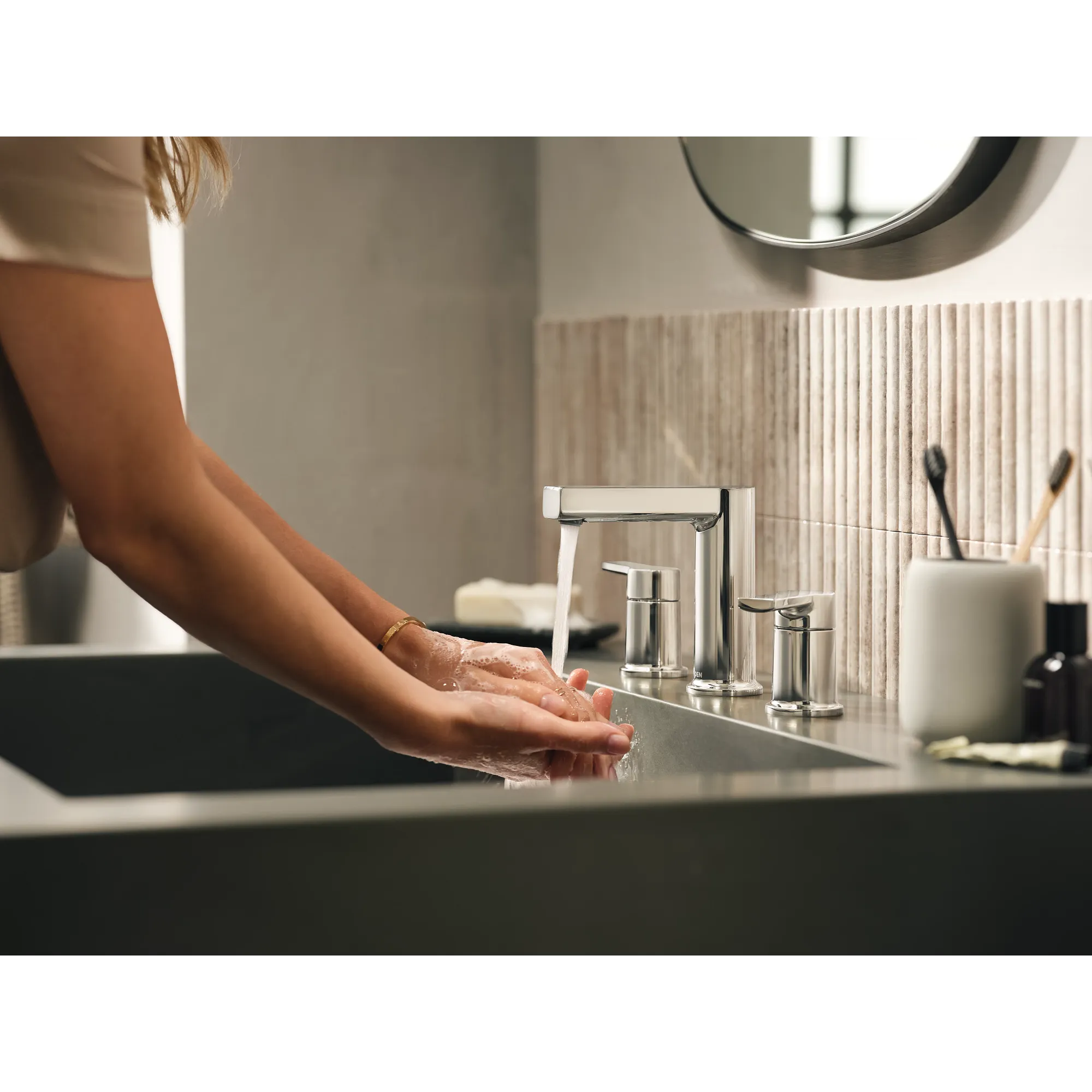 Rinza Two-Handle Widespread Bathroom Sink Faucet - Image 19