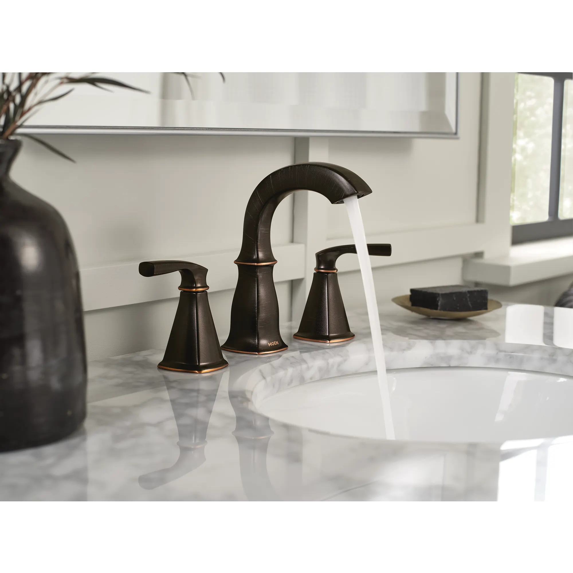 Finney Two-Handle High Arc Bathroom Faucet - Image 5