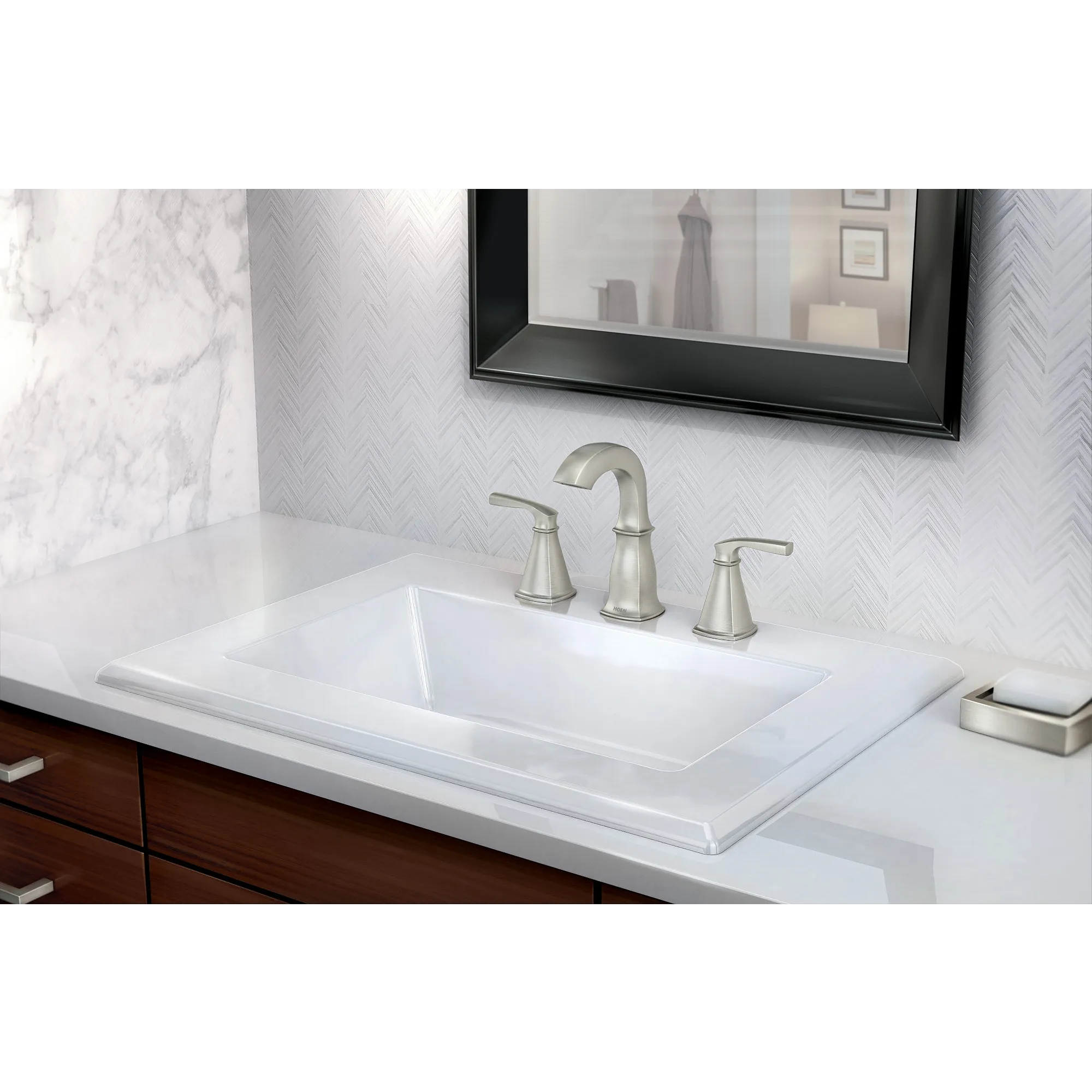 Finney Two-Handle High Arc Bathroom Faucet - Image 8