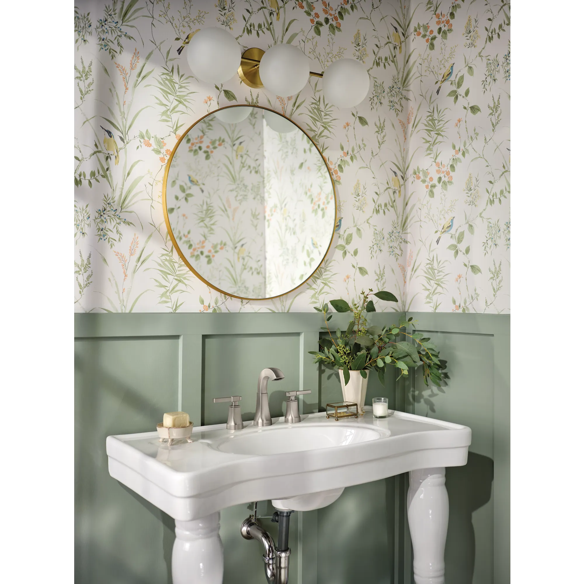 Ayda Two-Handle Widespread Bathroom Sink Faucet - Image 4