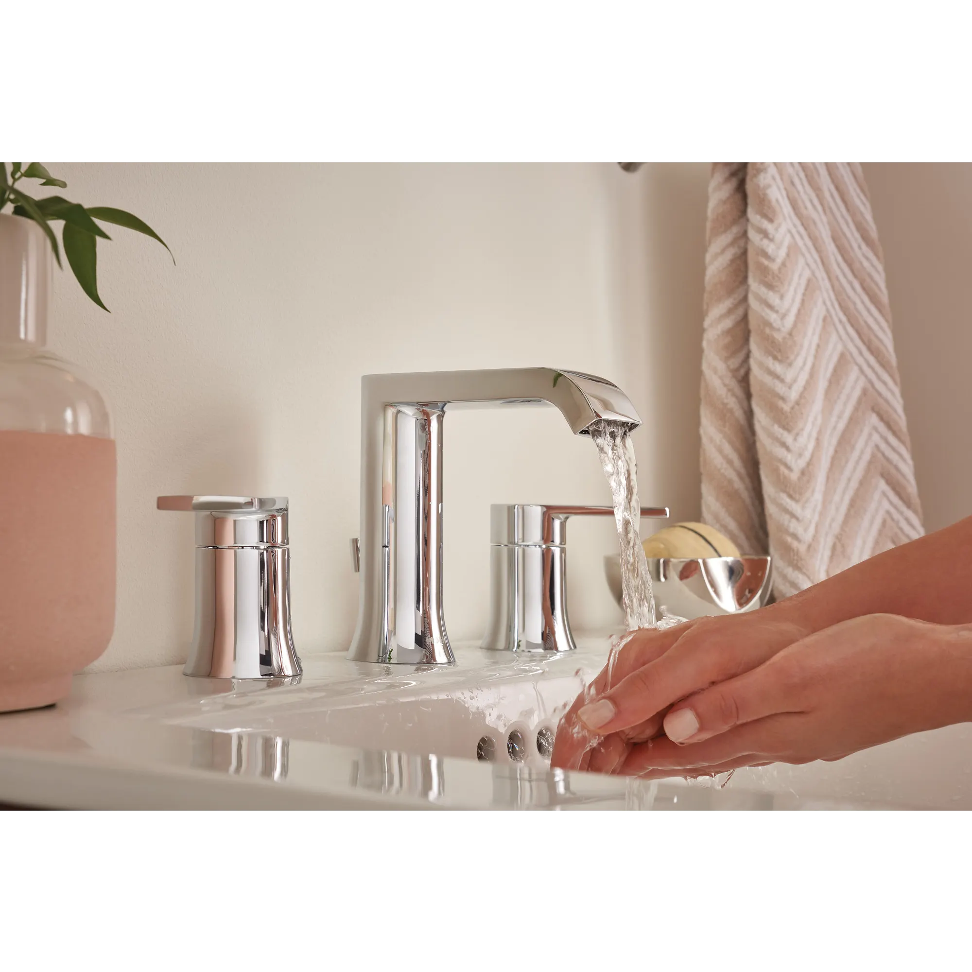 Genta Chrome Two-Handle Bathroom Faucet - Image 7