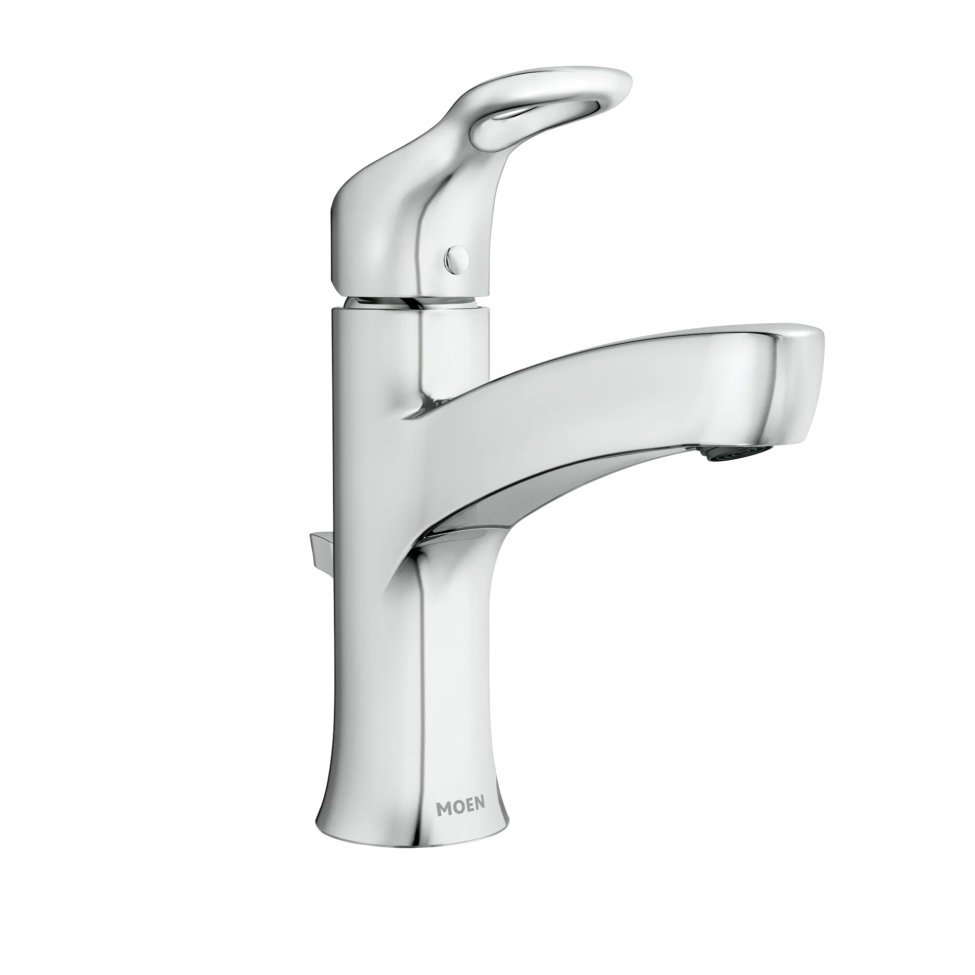 Kleo Chrome one-handle low arc bathroom faucet - Image 4