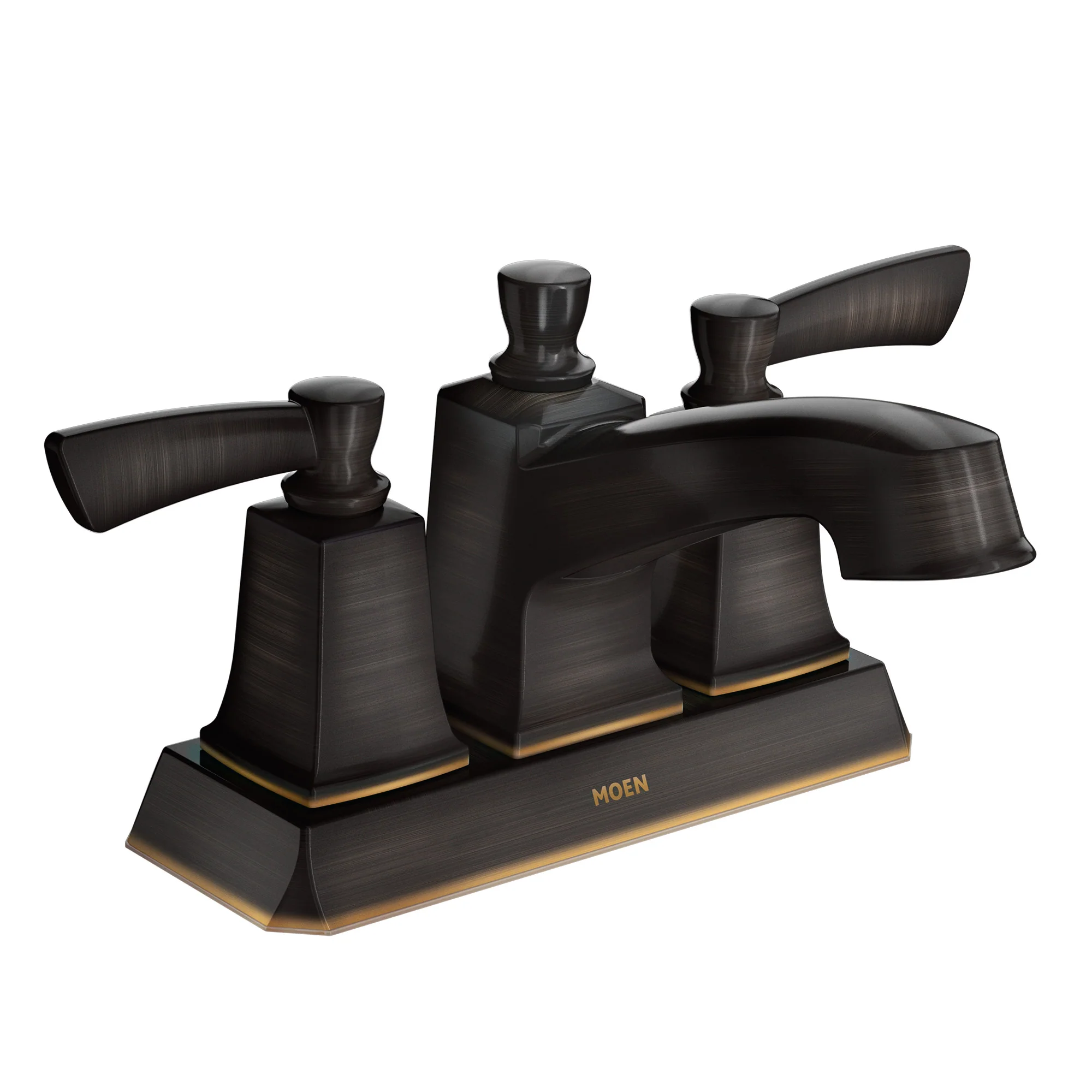 Conway Chrome two-handle low arc bathroom faucet - Image 3
