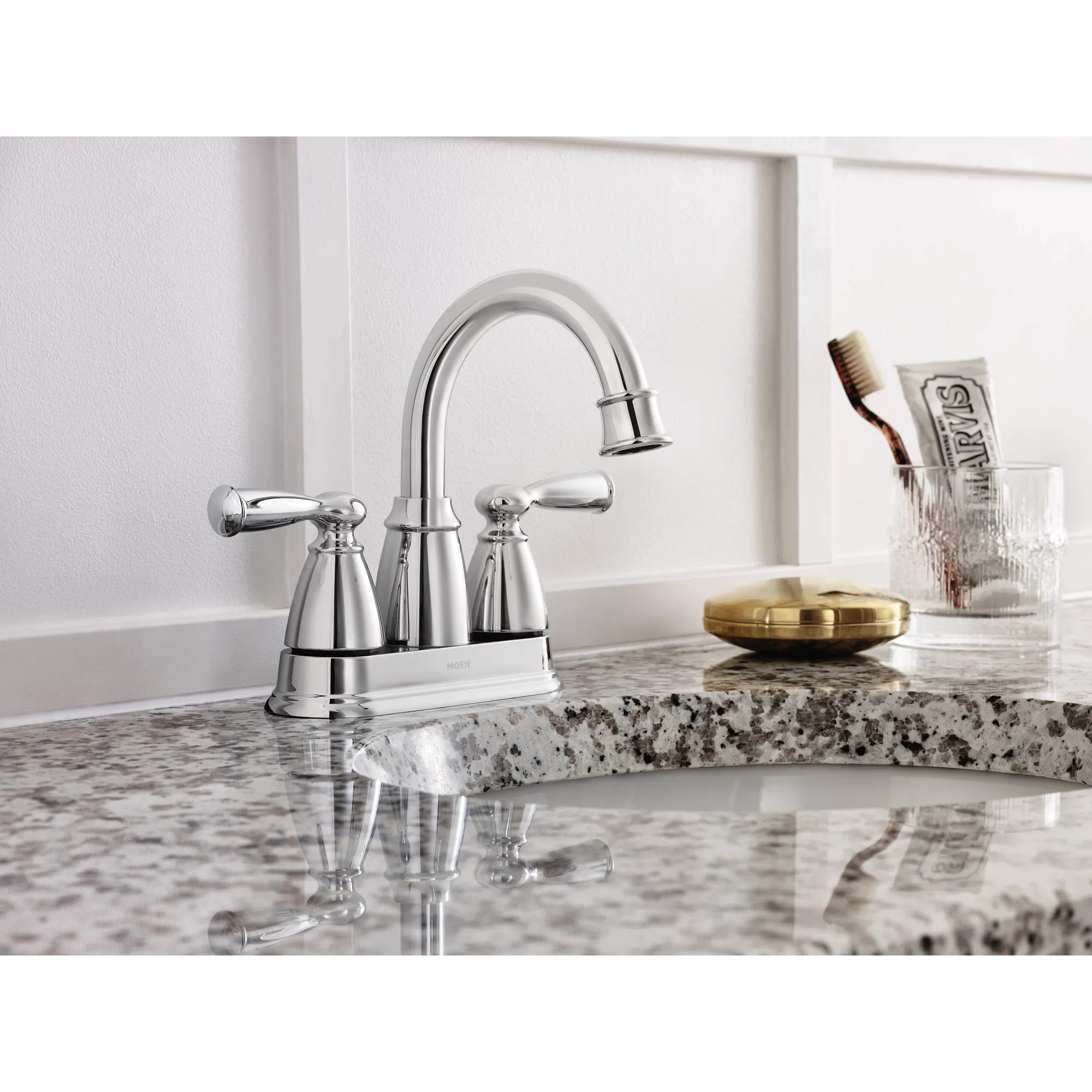 Banbury Two-handle Centerset Bathroom Sink Faucet - Image 3