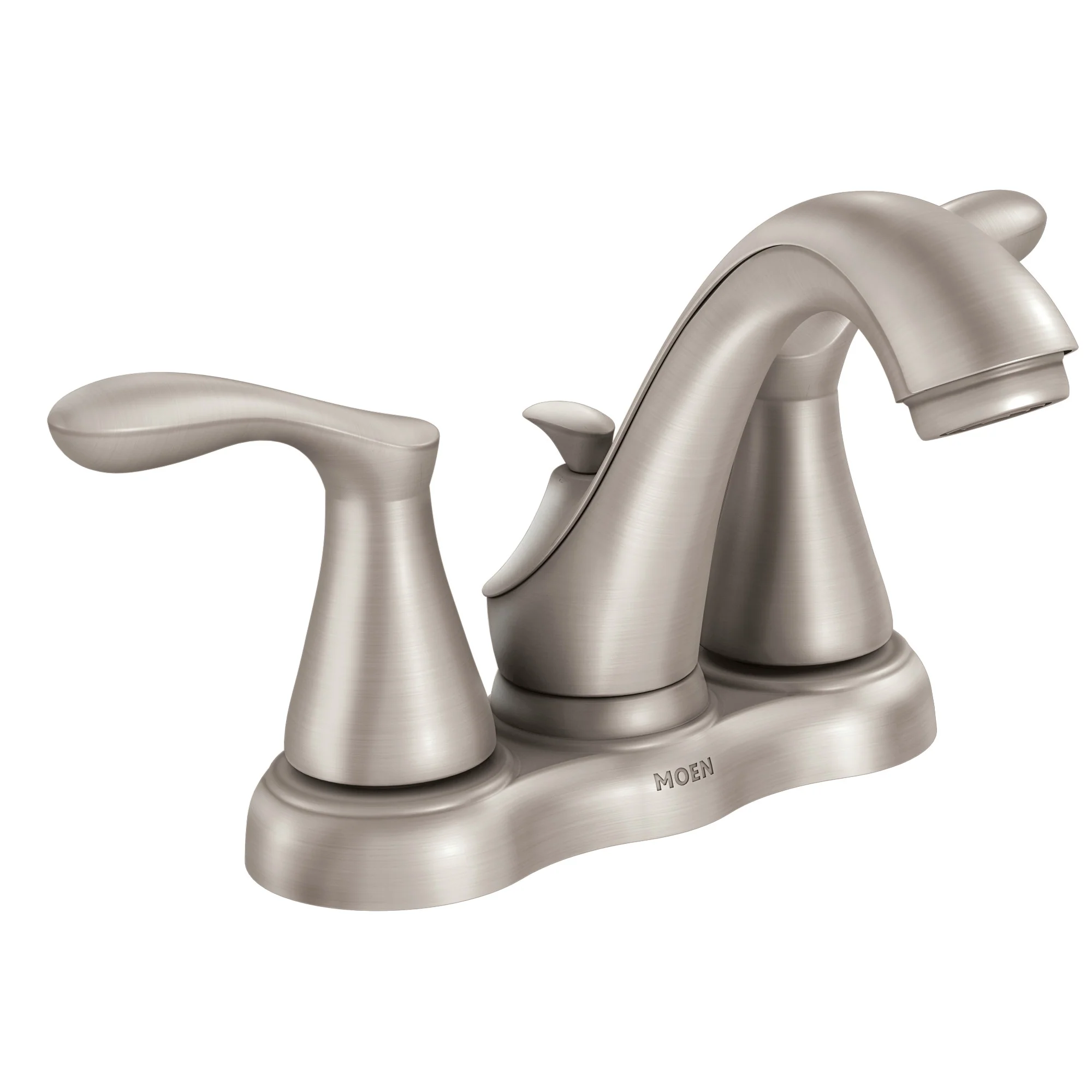 Varese Chrome two-handle high arc bathroom faucet - Image 4