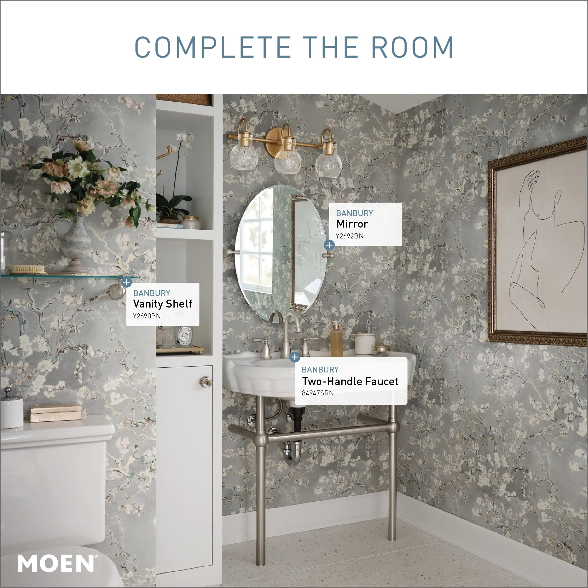 Banbury Two-Handle Widespread Bathroom Sink Faucet - Image 39
