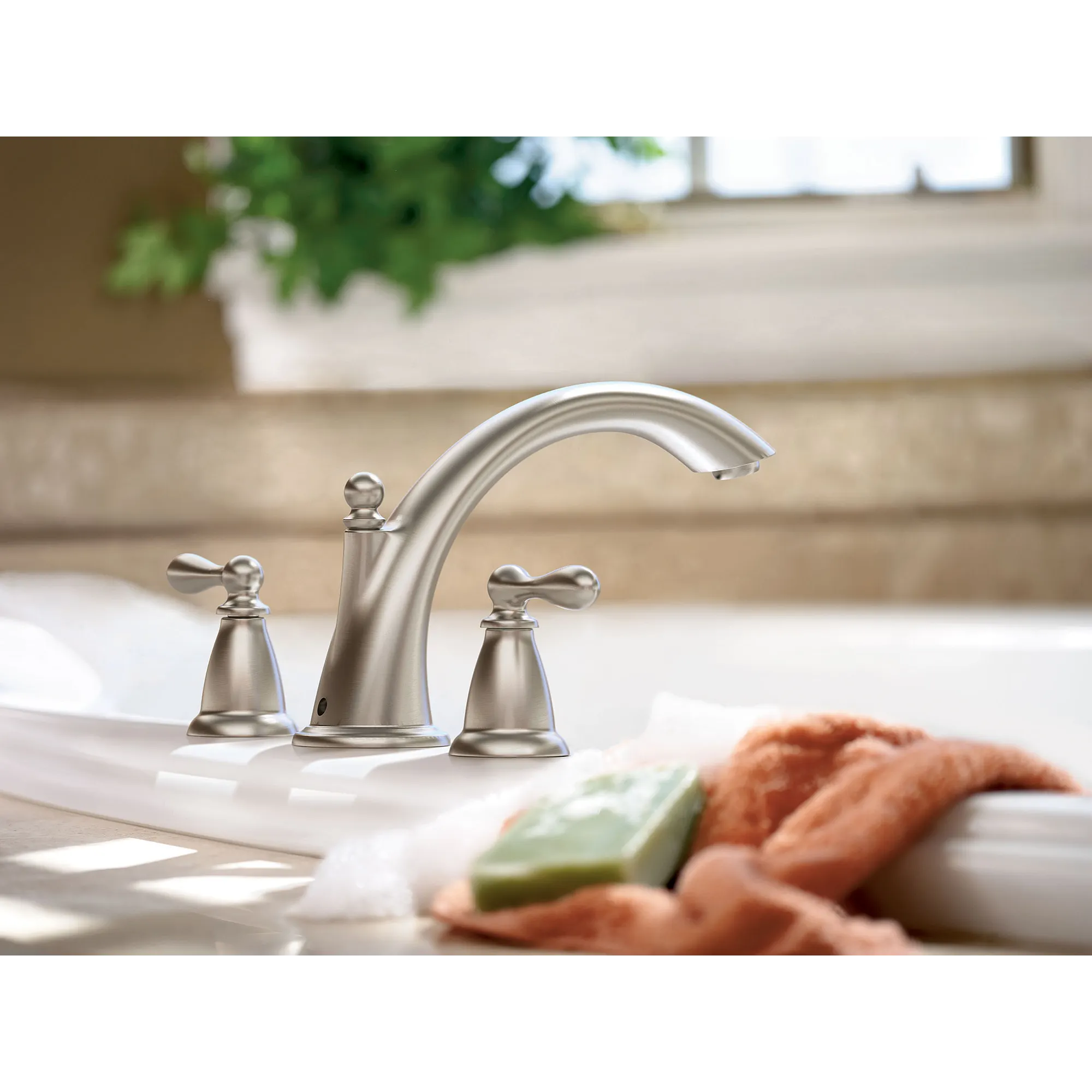 Caldwell Two-Handle High Arc Roman Tub Faucet - Image 17