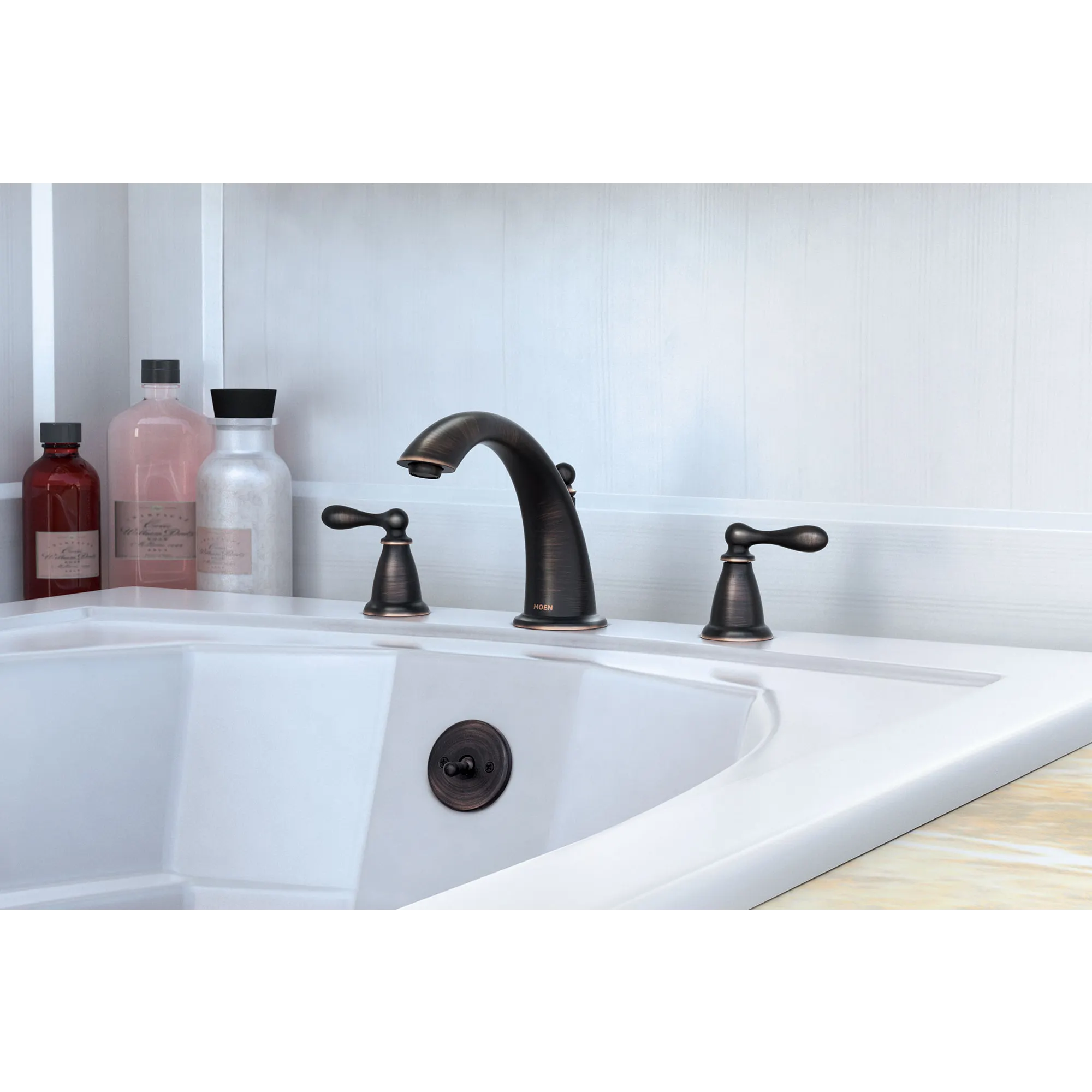 Caldwell Two-Handle High Arc Roman Tub Faucet - Image 9