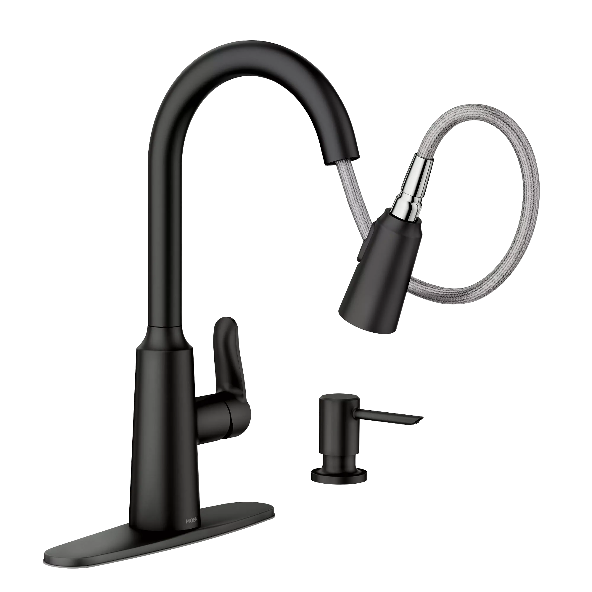 Edwyn One-Handle High Arc Pulldown Kitchen Faucet - Image 12