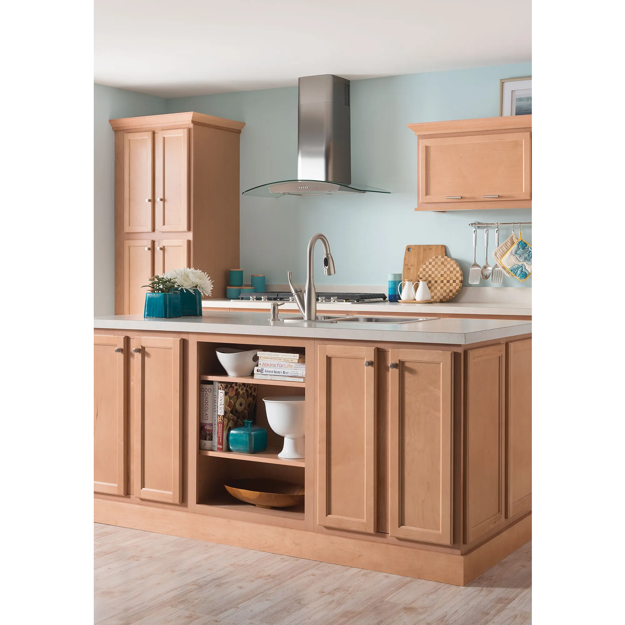 Mediterranean bronze one-handle high arc pulldown kitchen faucet - Image 3