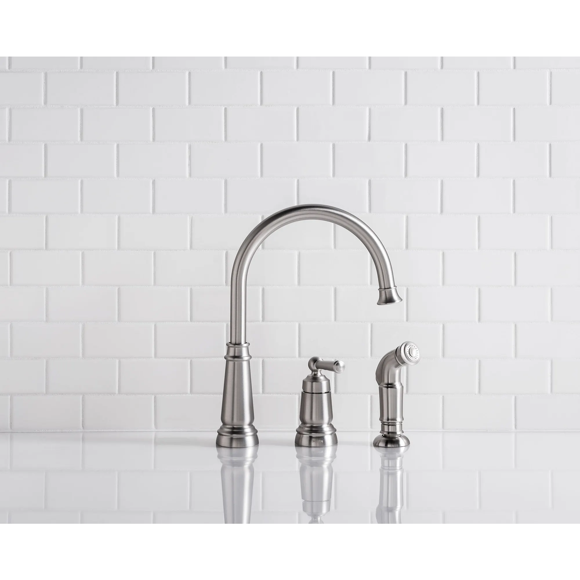 Edison One-Handle High Arc Kitchen Faucet - Image 3