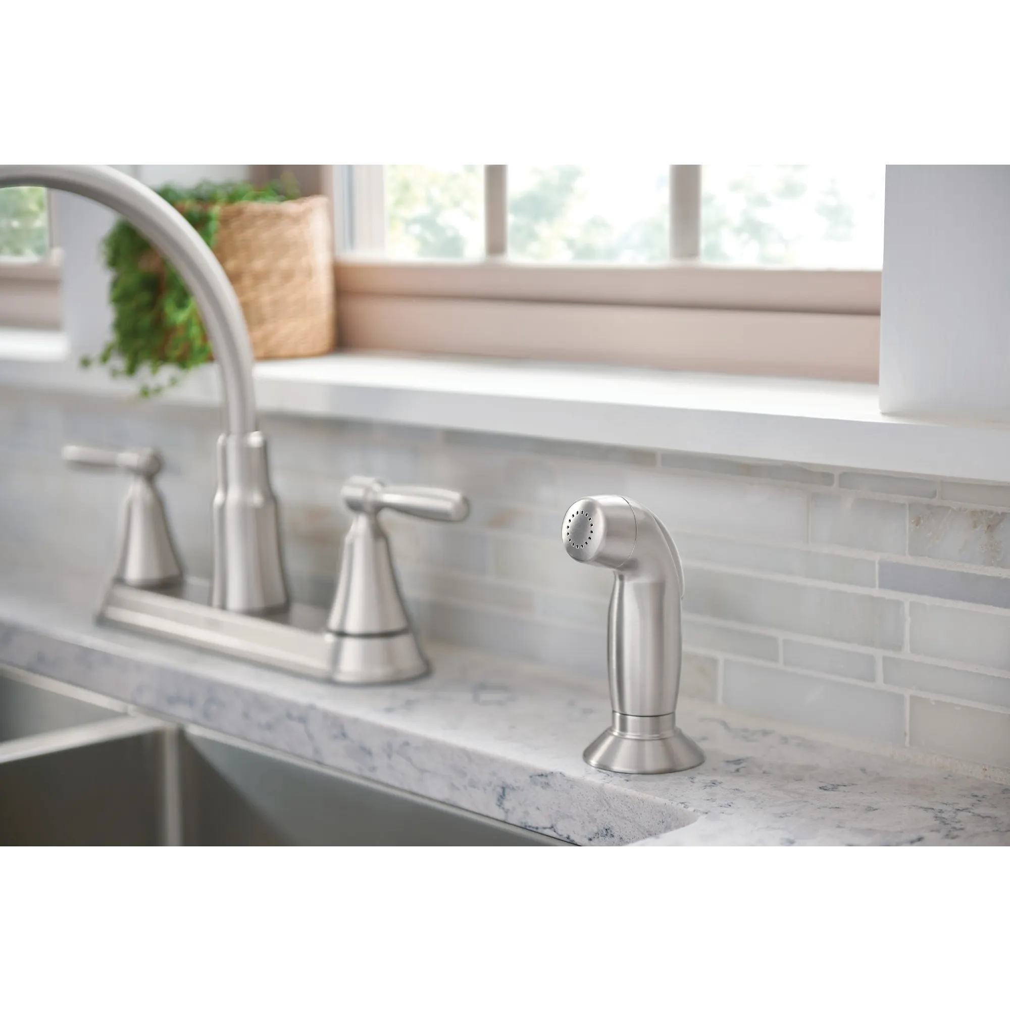 Hutchinson Two-Handle High Arc Kitchen Faucet - Image 23