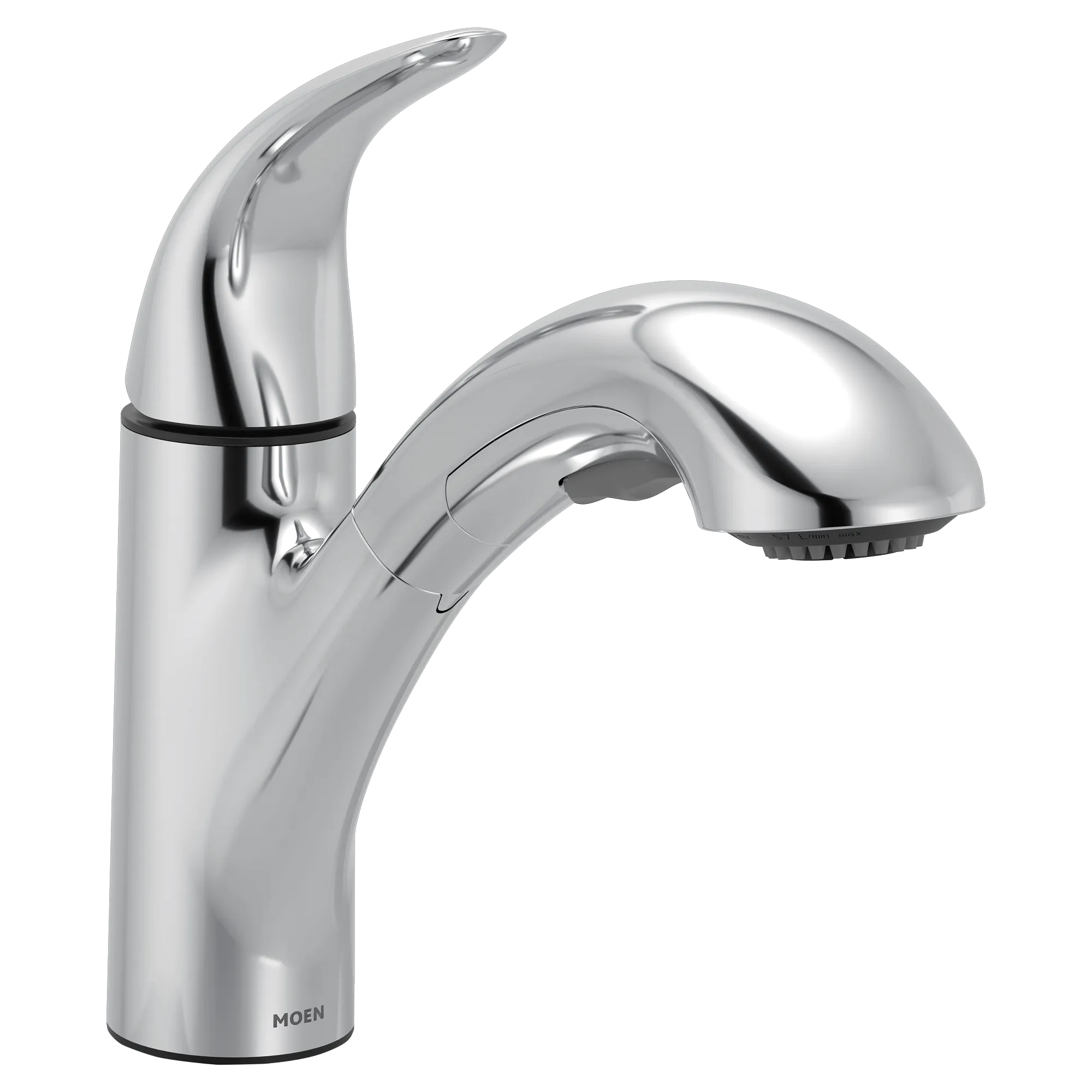 Bokeh Chrome one-handle pullout kitchen faucet - Image 5
